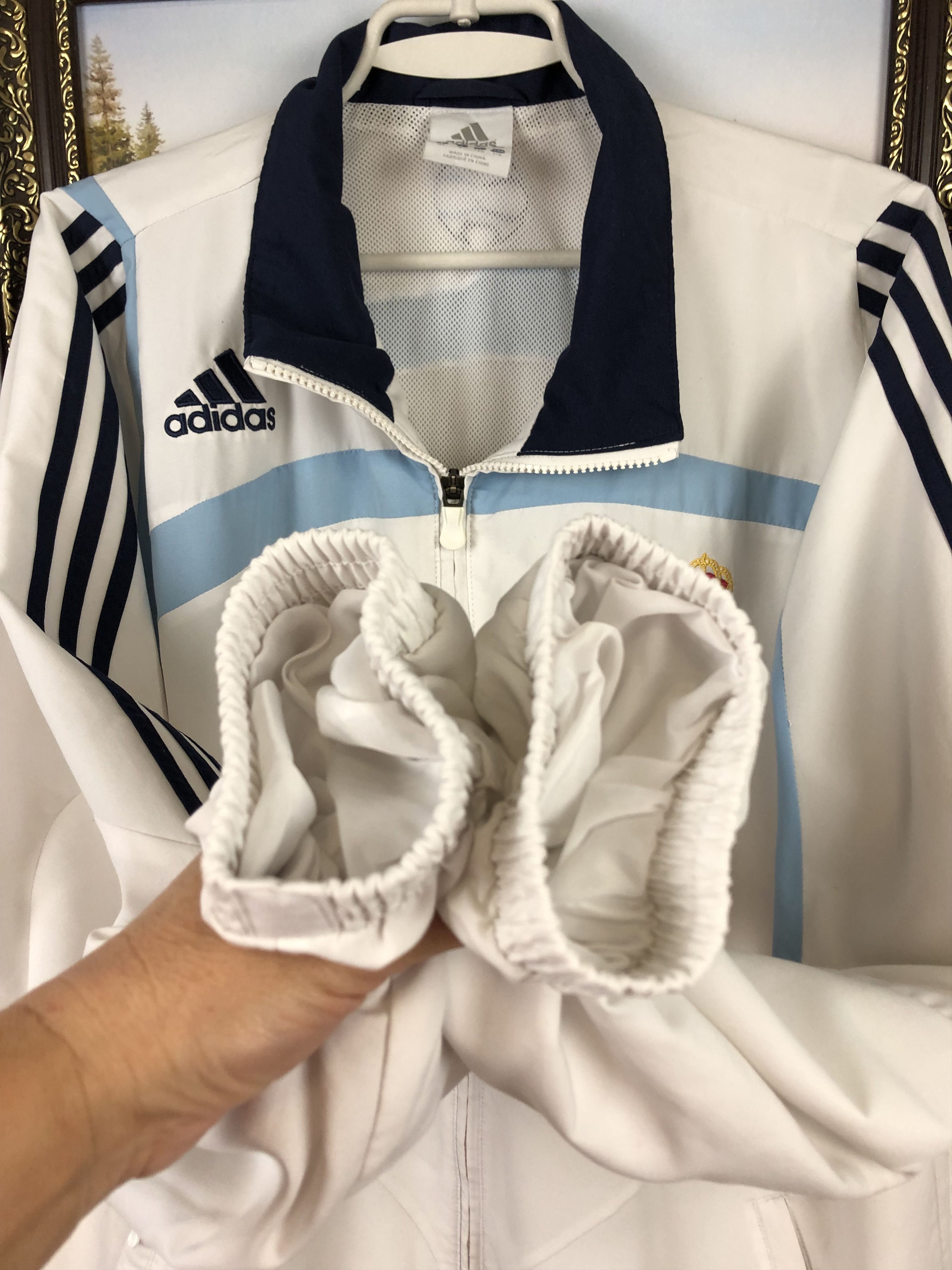 Adidas Vintage Real Madrid Football Jacket Soccer Track Top Rare Size US L / EU 52-54 / 3 - 10 Thumbnail