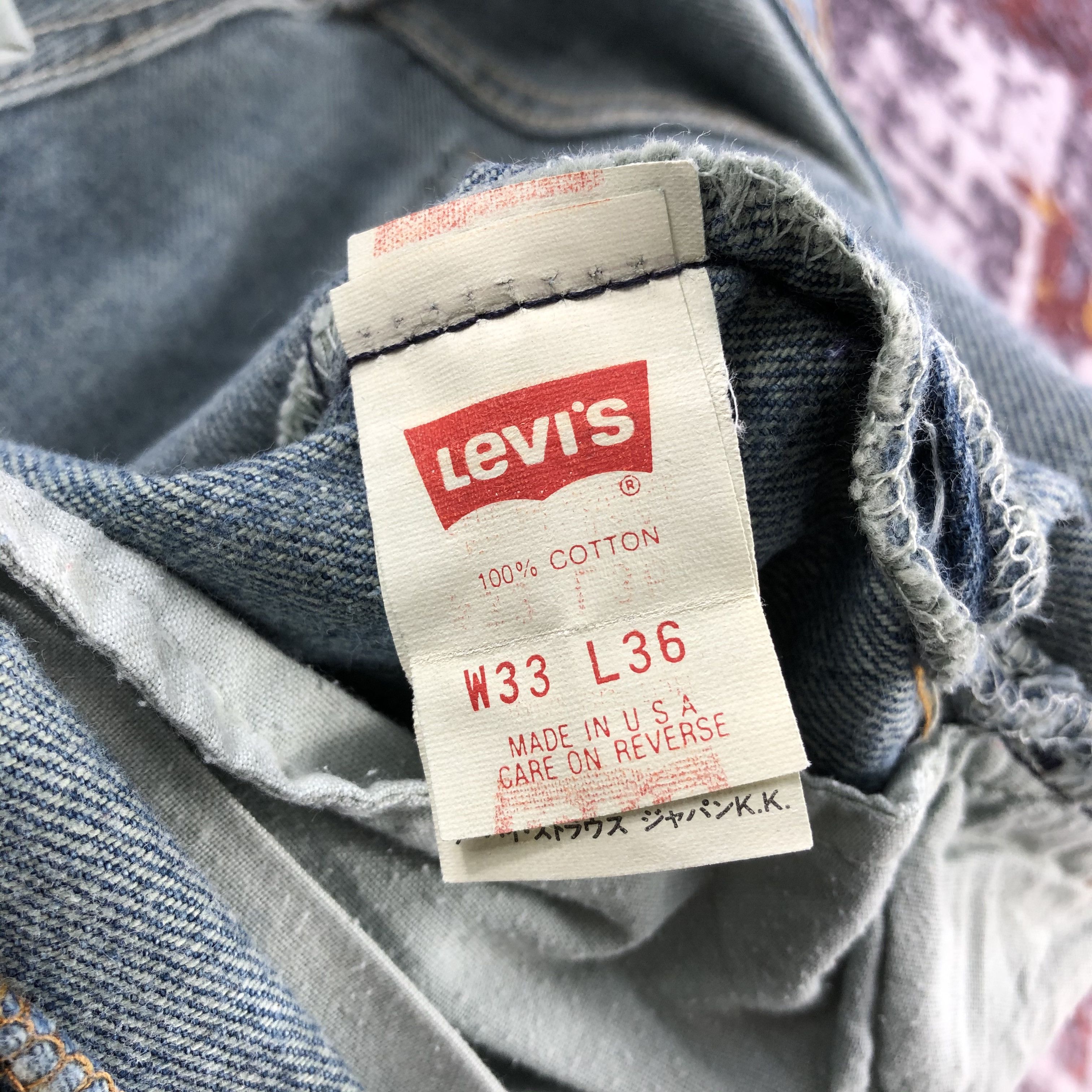 Levi's × Vintage 90s Vintage Blue Wash Levis 501 Jeans-JM2372 Size US 32 / EU 48 - 13 Thumbnail