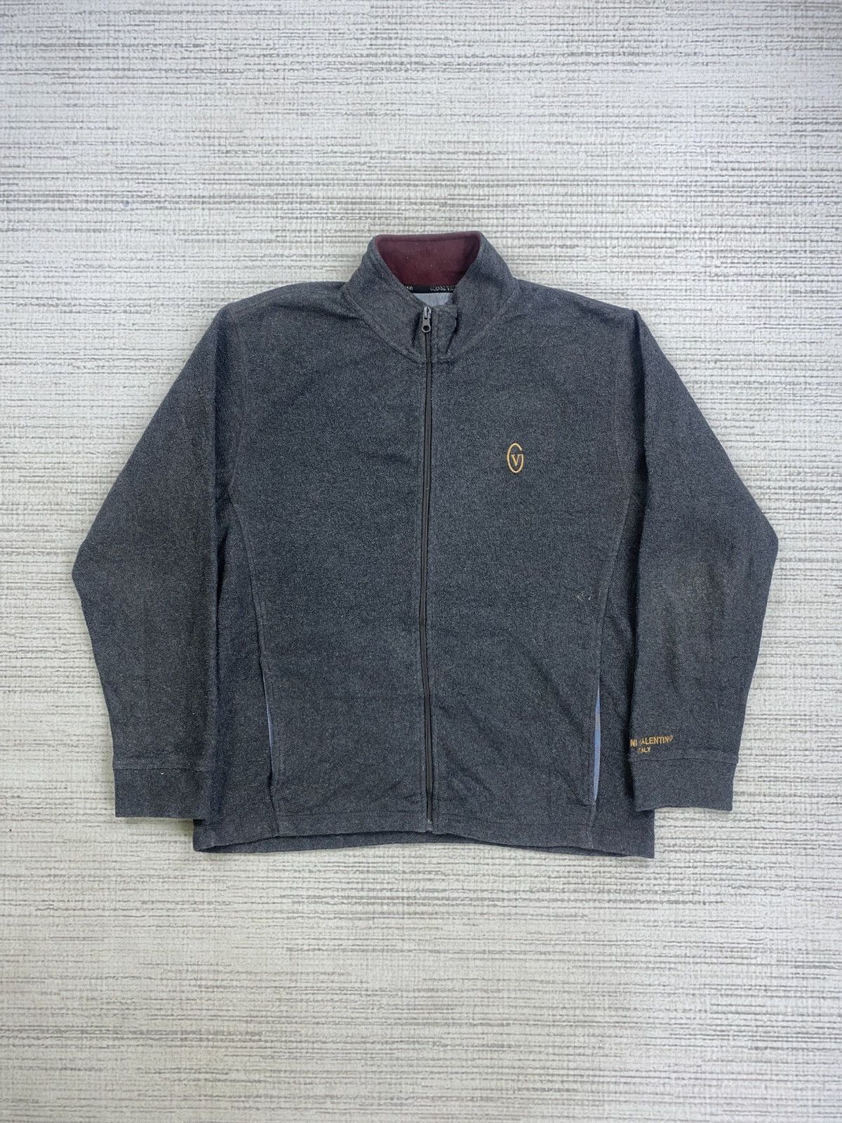 Gianni Valentino × Vintage Vintage Gianni Valentino Embroidery Logo Zipper Jacket Size US M / EU 48-50 / 2 - 1 Thumbnail