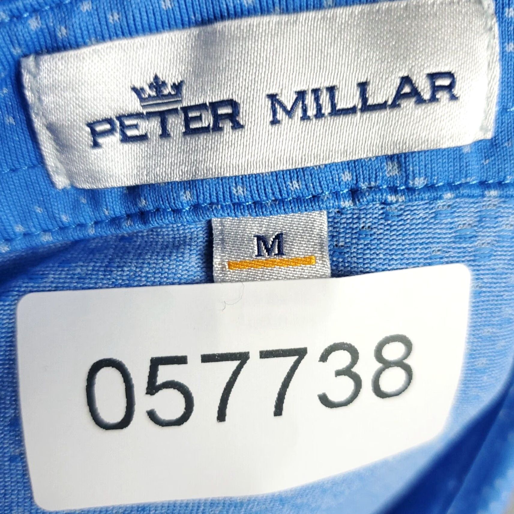 Peter Millar Peter Millar Polo Shirt Mens M Blue Abstract Golf Casual Short Sleeve Size US M / EU 48-50 / 2 - 7 Thumbnail