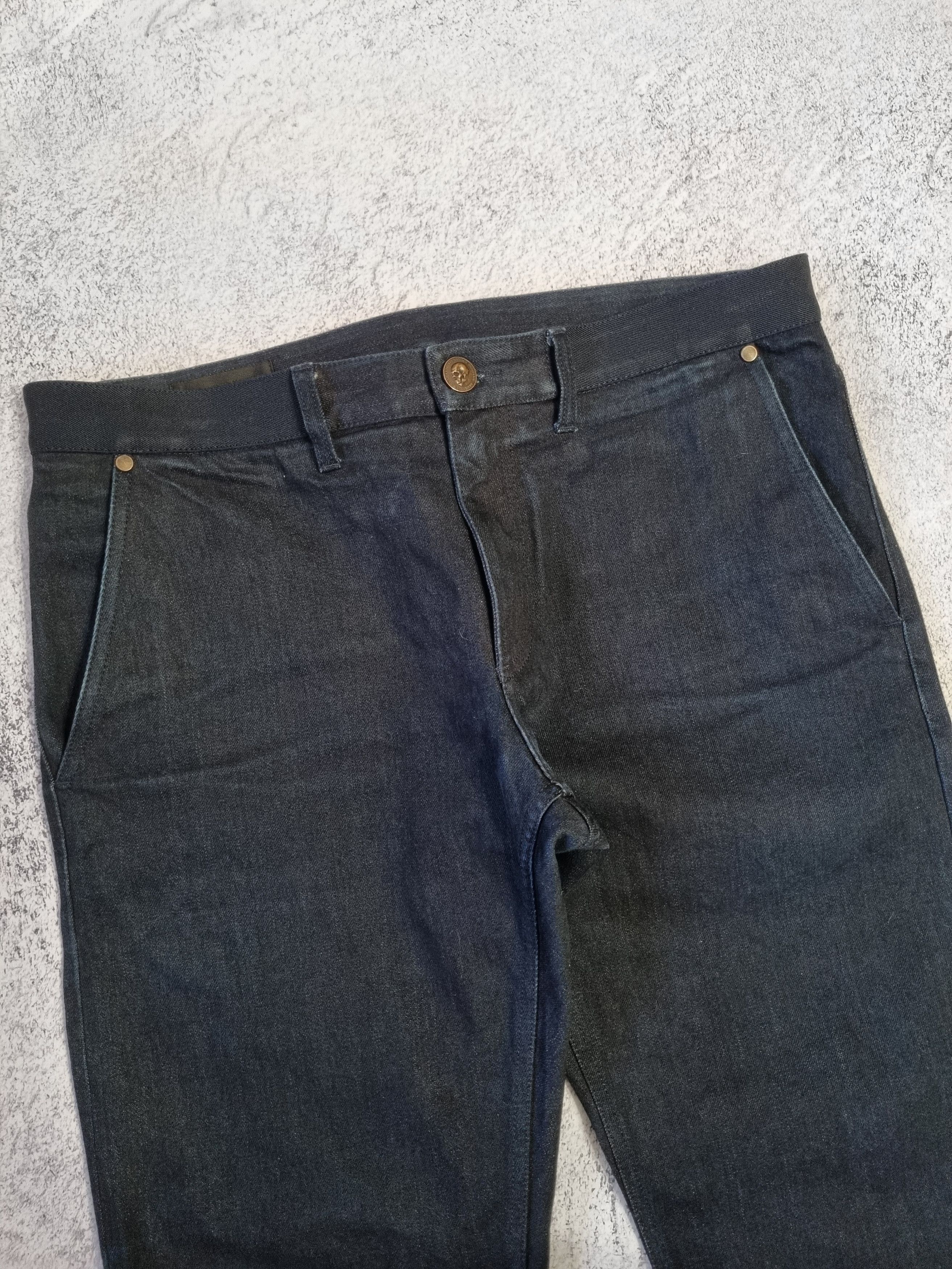 Alexander McQueen Alexander McQueen Luxury Dark Blue Selvedge Jeans Size US 34 / EU 50 - 3 Thumbnail
