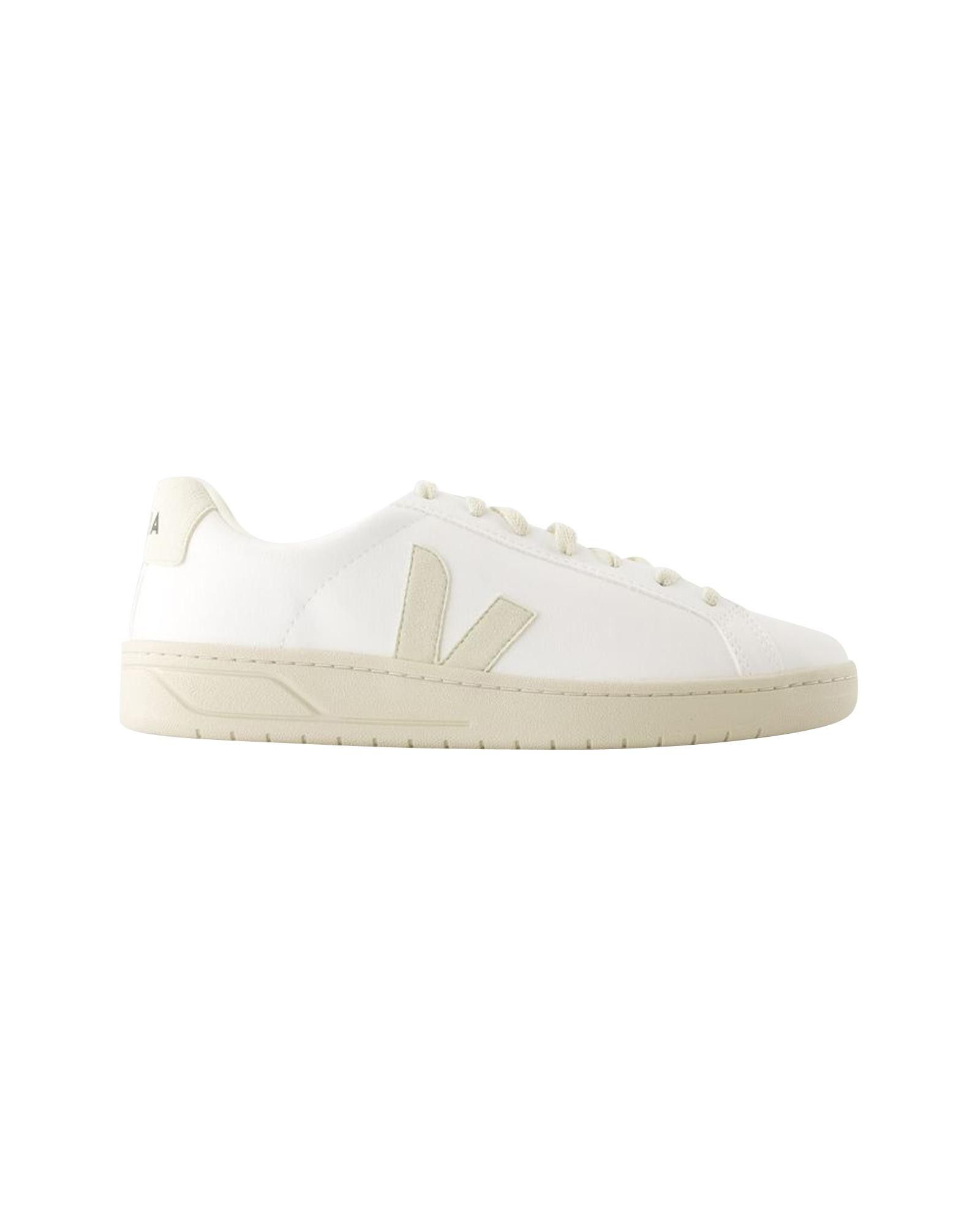 image of Veja White Synthetic Leather Sneakers, Men's (Size 11)