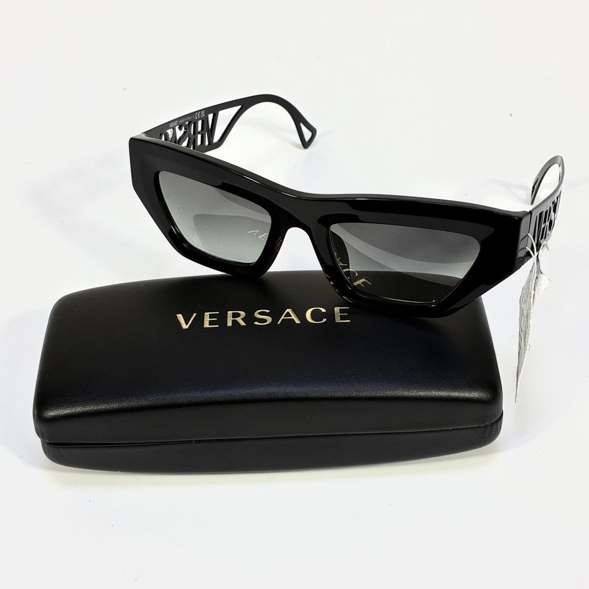 Versace Versace 53mm Irregular Sunglasses VE4432U 523211 Black NEW Size ONE SIZE - 14 Thumbnail