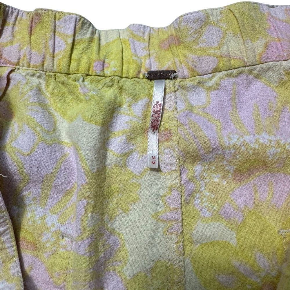 Free People Free People Palo Duro Yellow Floral Shorts Size M Size 32" / US 10 / IT 46 - 7 Thumbnail