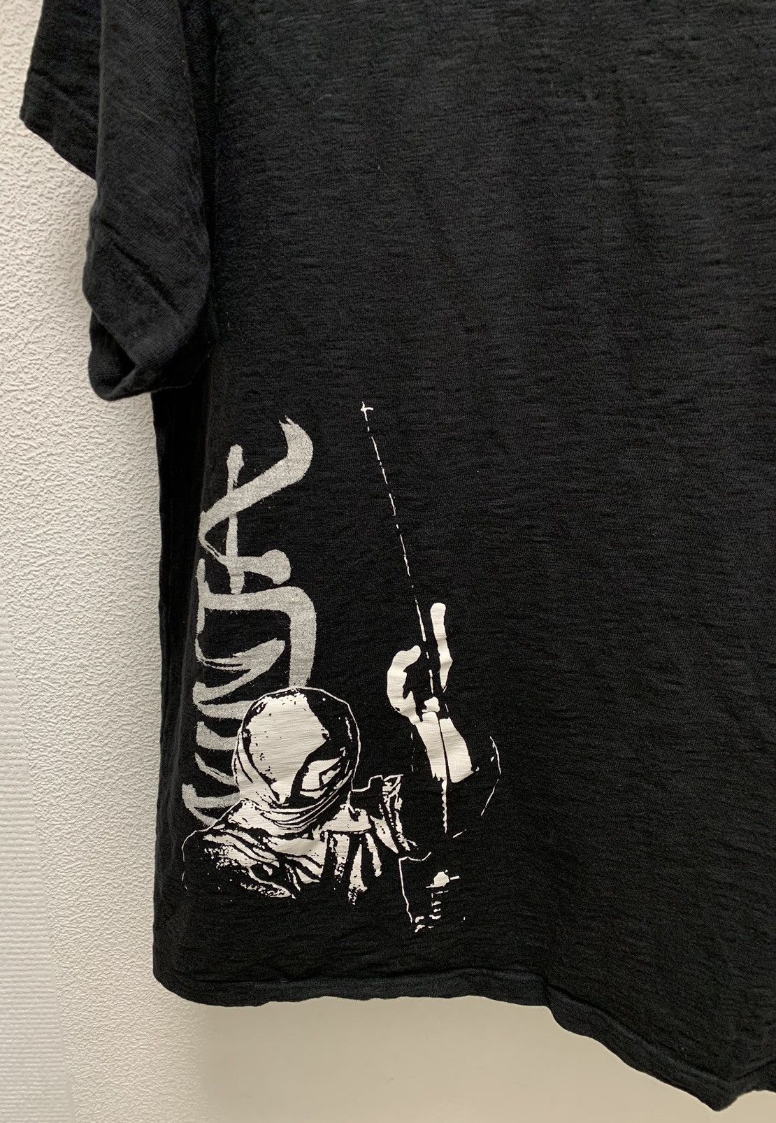 Band Tees Moshiro Japanese brand Japan ninja black t-shirt Xl do vinta Size US XL / EU 56 / 4 - 4 Thumbnail