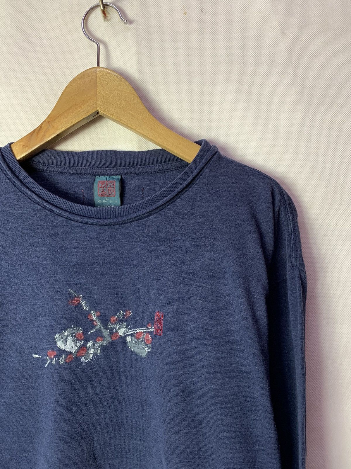 Bullet Noise × Japanese Brand 🔥 Bullet Noise Japanese Brand Cult Indigo Blue Tee Size US L / EU 52-54 / 3 - 3 Thumbnail