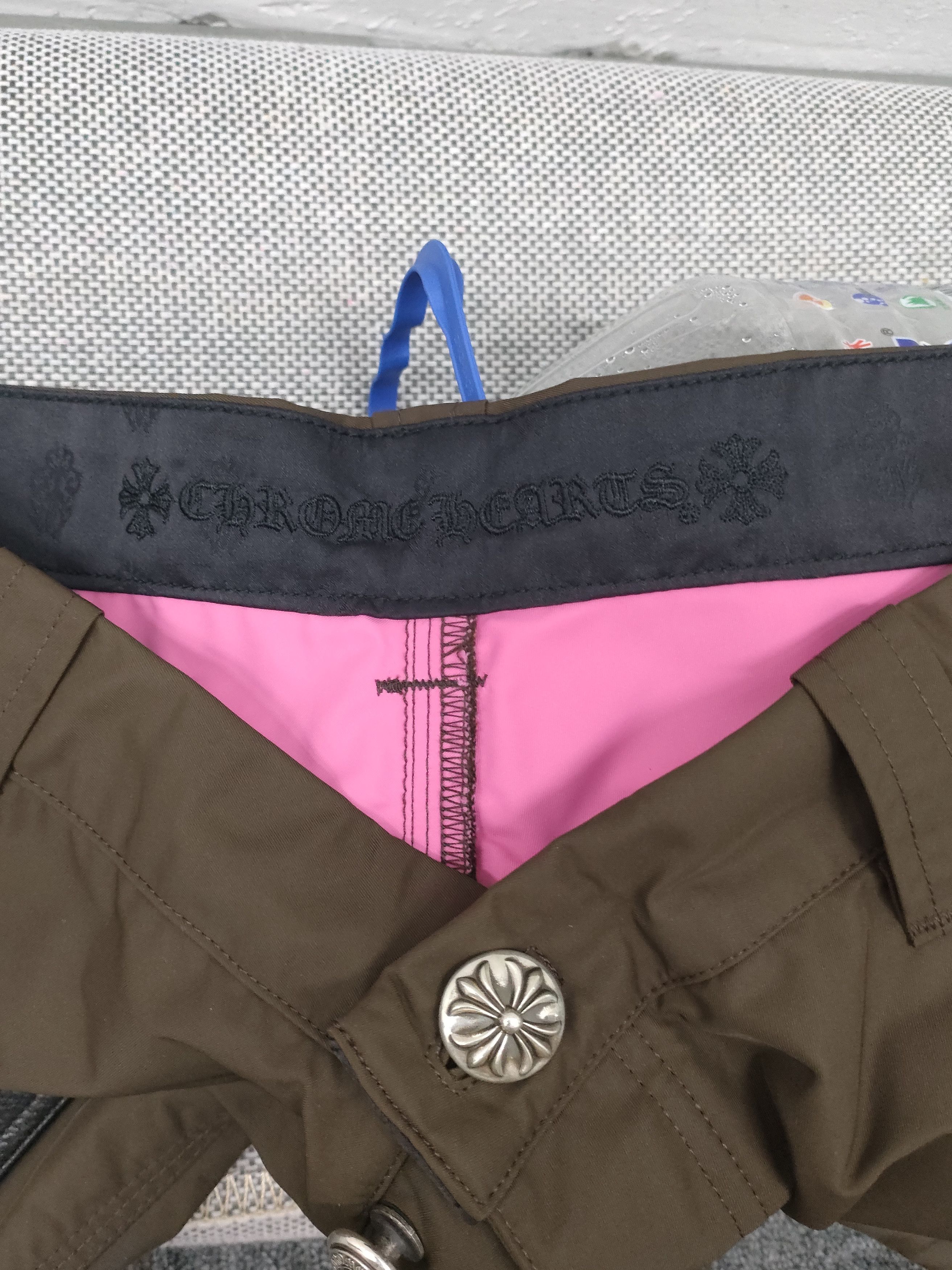 Chrome Hearts Chrome Hearts Leather Double Knee Brown Carpenter Shorts Size US 34 / EU 50 - 7 Thumbnail