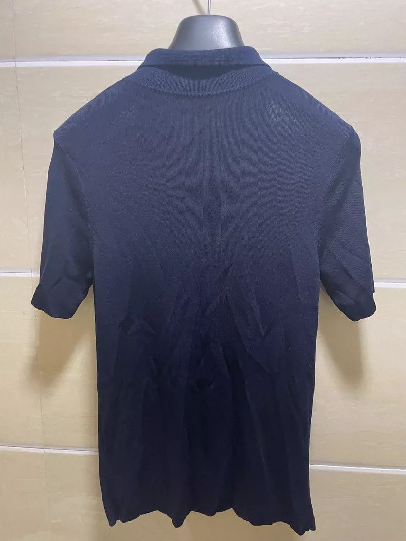Saint Laurent Paris Saint Laurent Knitted Short Sleeve Polo Shirt-2507 Size US S / EU 44-46 / 1 - 8 Thumbnail