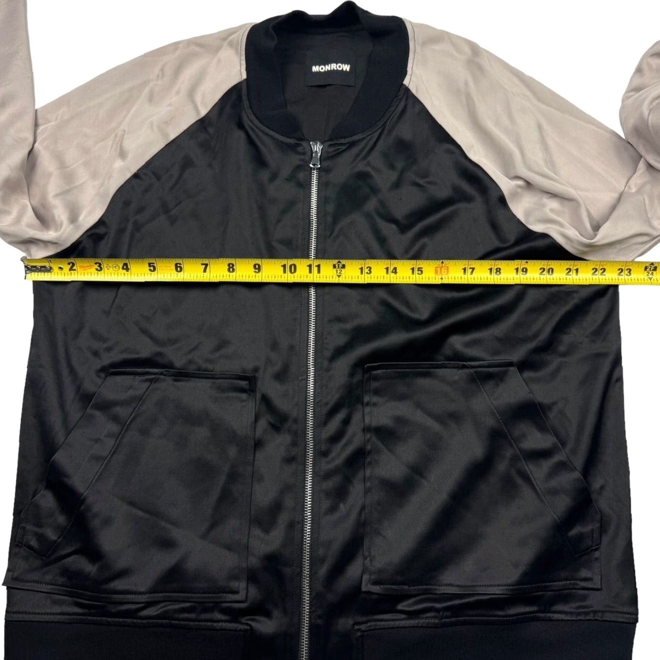 MONROW Monrow Women’s Full Zip L/S Jacket Sweatshirt Black Small Size S / US 4 / IT 40 - 6 Thumbnail