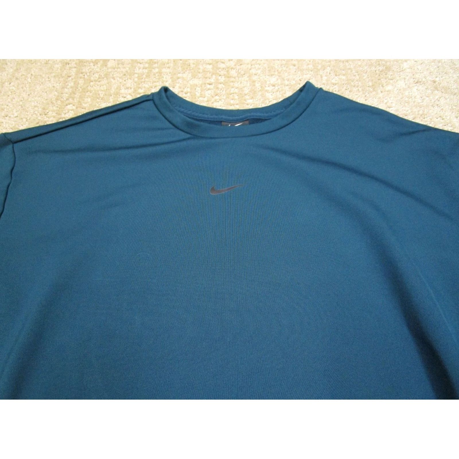Nike Nike Sweater Women M Pullover Mockup Blue Teal Logo Knit Casual All Seasons Fall Winter” Size M / US 6-8 / IT 42-44 - 2 Thumbnail