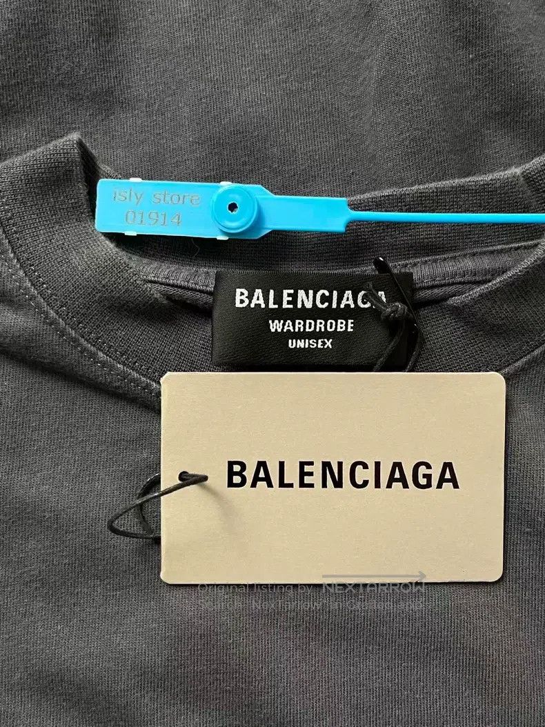 Balenciaga Balenciaga Coke Embroidered Round Neck Casual Short Sleeve Size US XS / EU 42 / 0 - 5 Thumbnail
