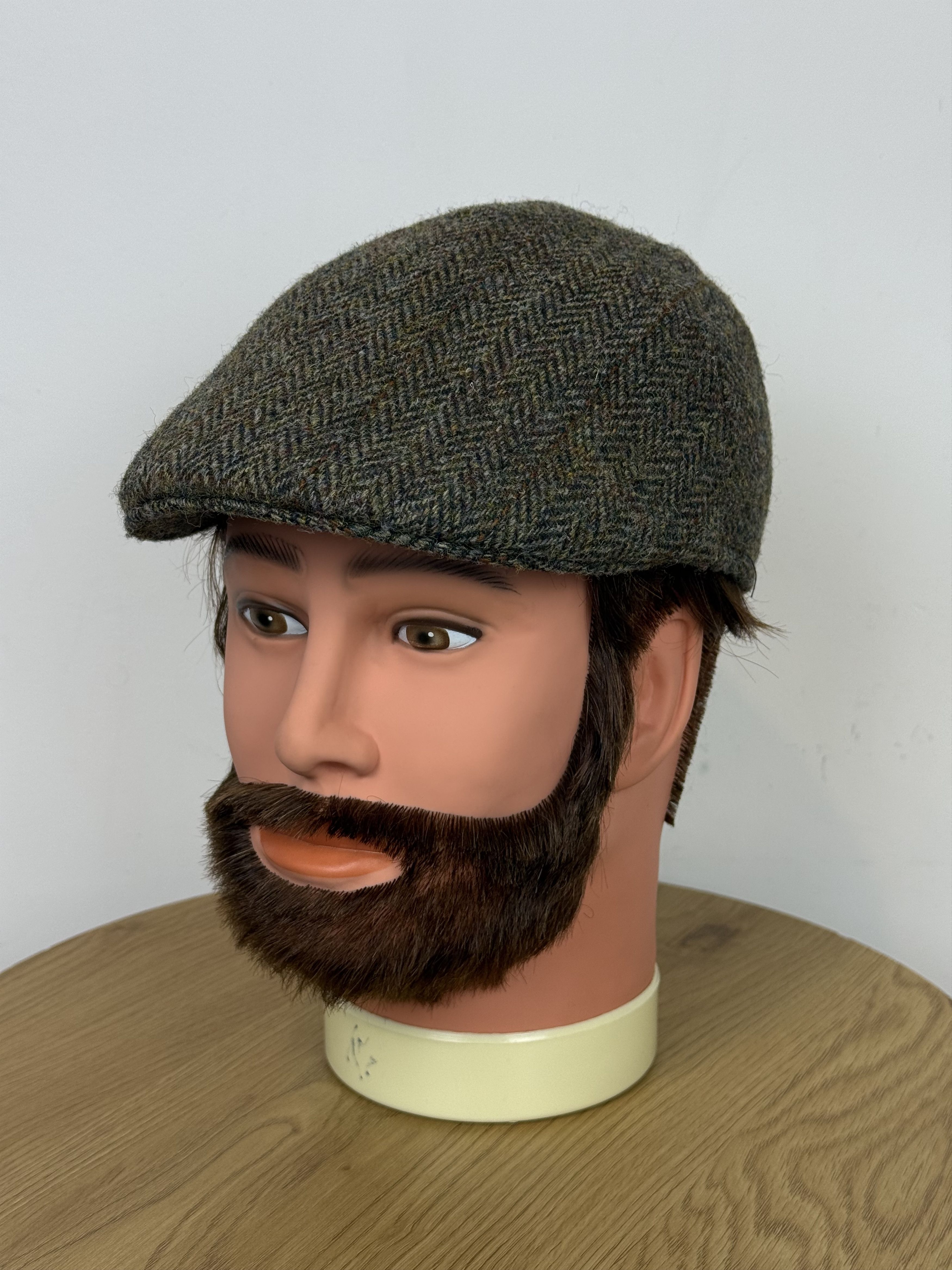 Harris Tweed Harris Tweed Flat Cap Forest Winter Wool Size ONE SIZE - 2 Thumbnail