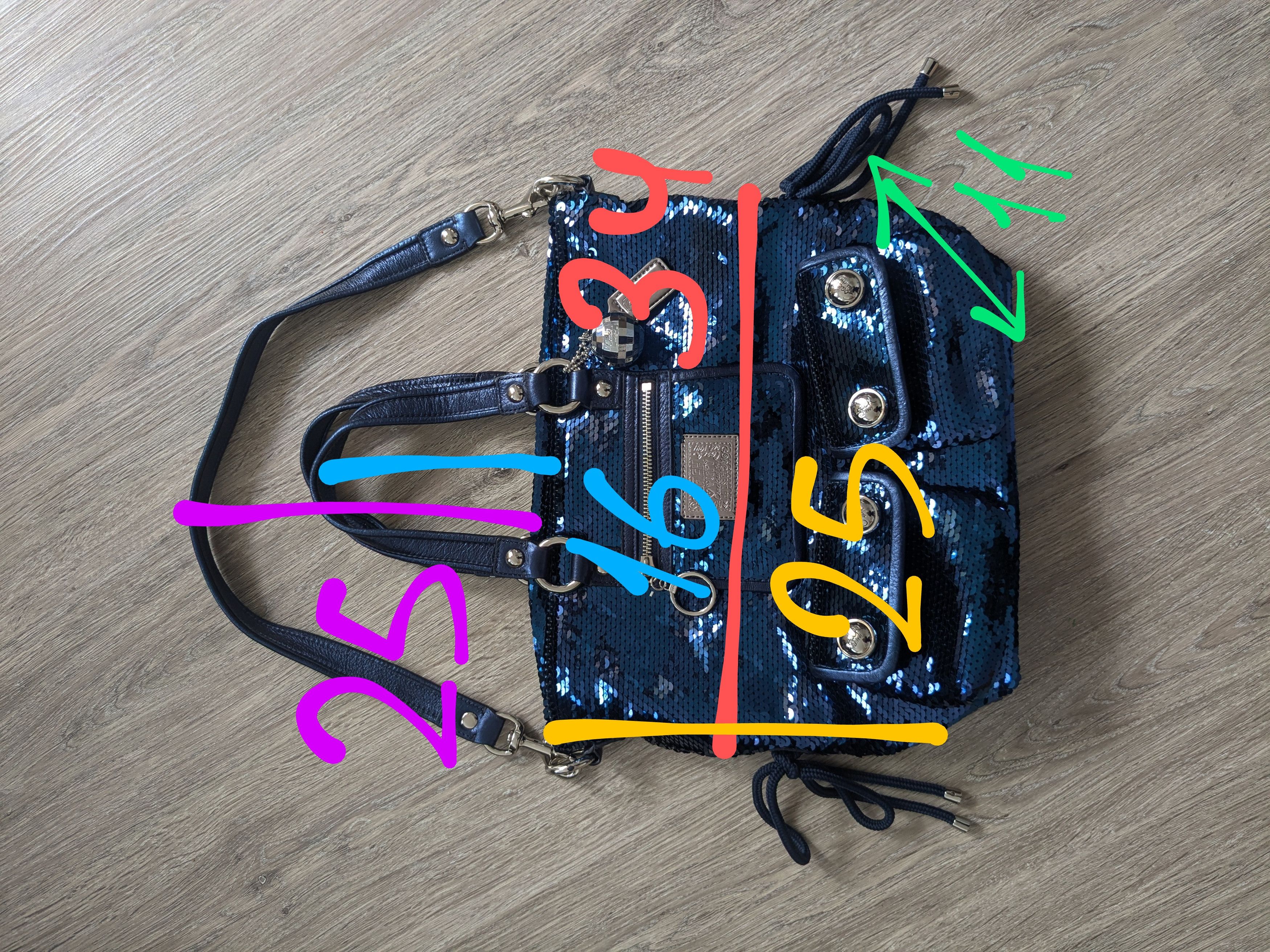 Coach poppy sequin spotlight - Coach Poppy Sequin Spotlight 2way Bag