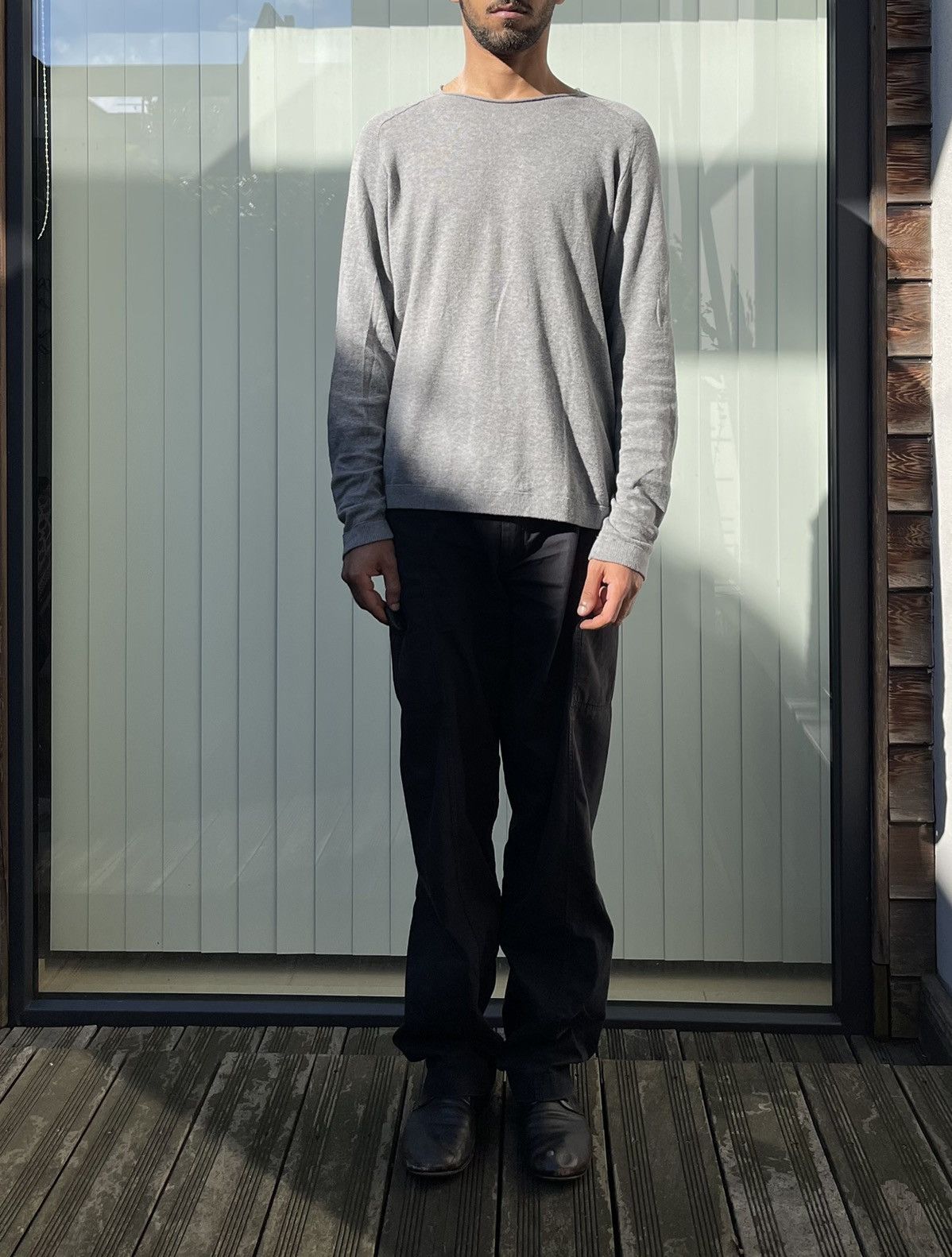 Maison Margiela Maison Margiela SS06 Saddle Shoulders Grey Sweatshirt Size US S / EU 44-46 / 1 - 2 Thumbnail