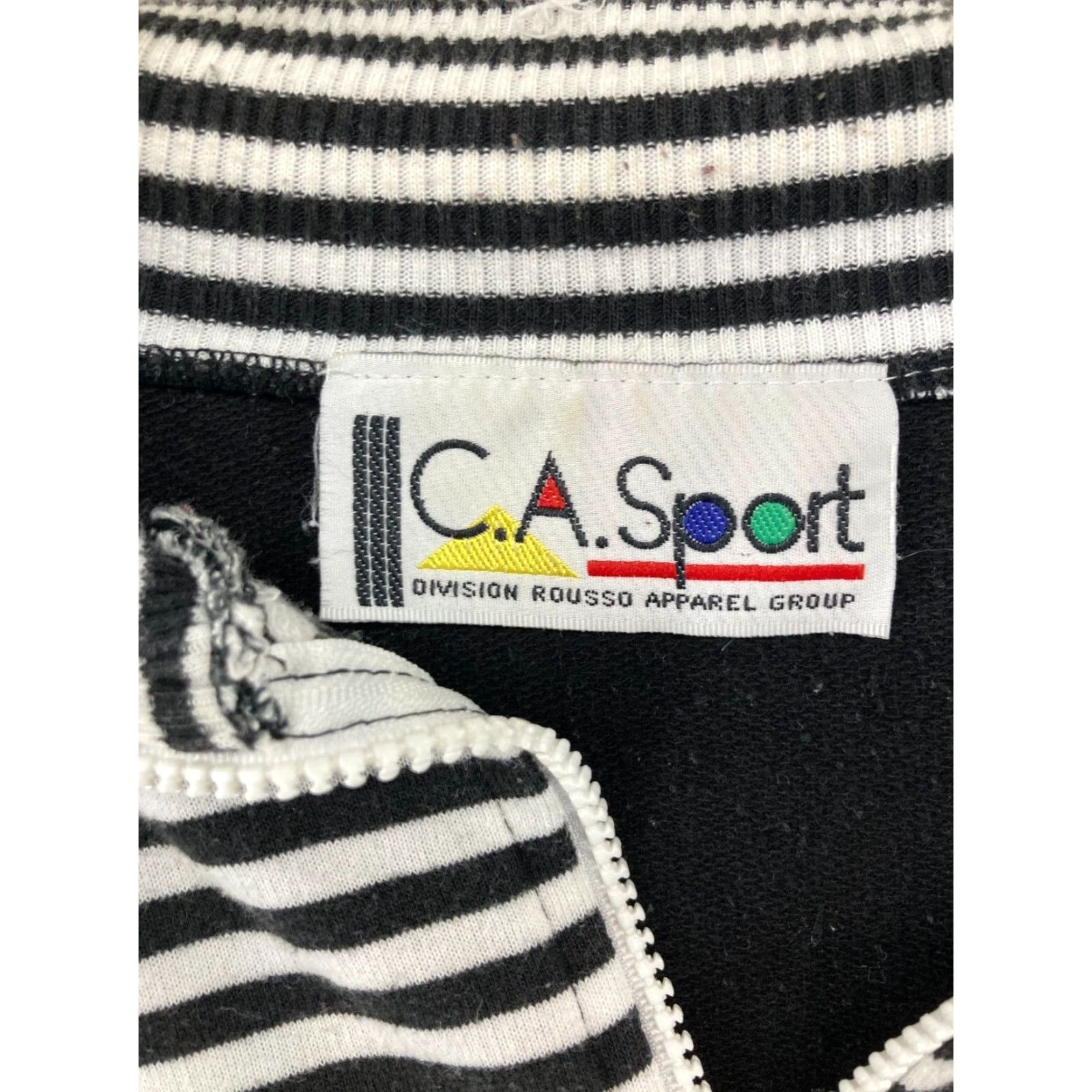 C&A VINTAGE C&A Pullover Shirt Womens Medium Black 90s 80s 1/4 Zip Polka Dot Balloon Sleeve Size M / US 6-8 / IT 42-44 - 5 Thumbnail