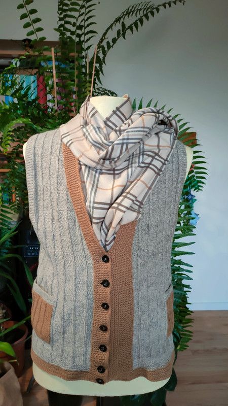 Other Handmade cardigan vest size L Size L / US 10 / IT 46 - 7 Thumbnail