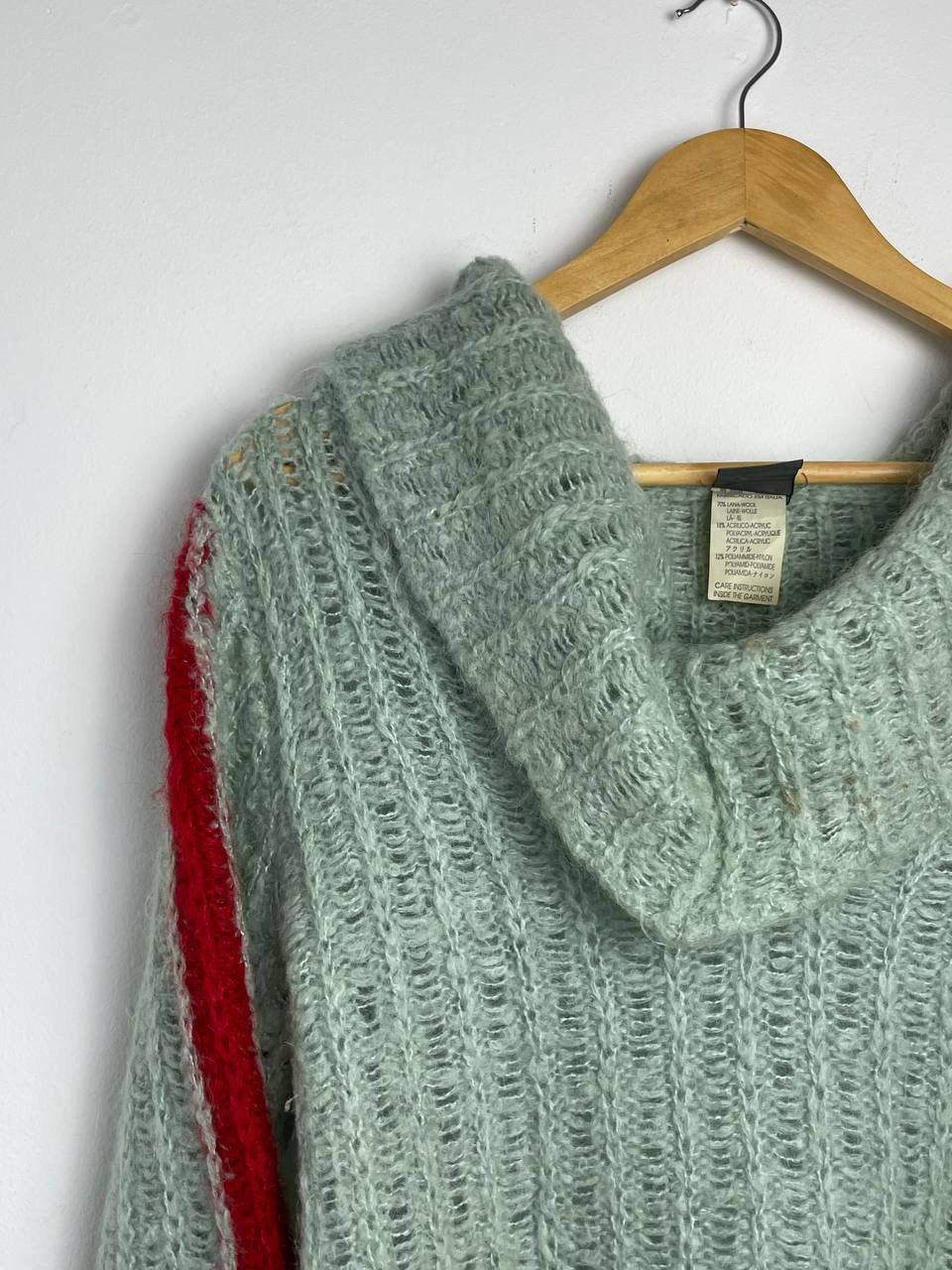55DSL × Vintage DSL 55 Diesel Wool Sweater Knit Rare Item Old Money Y2K Size L / US 10 / IT 46 - 6 Thumbnail