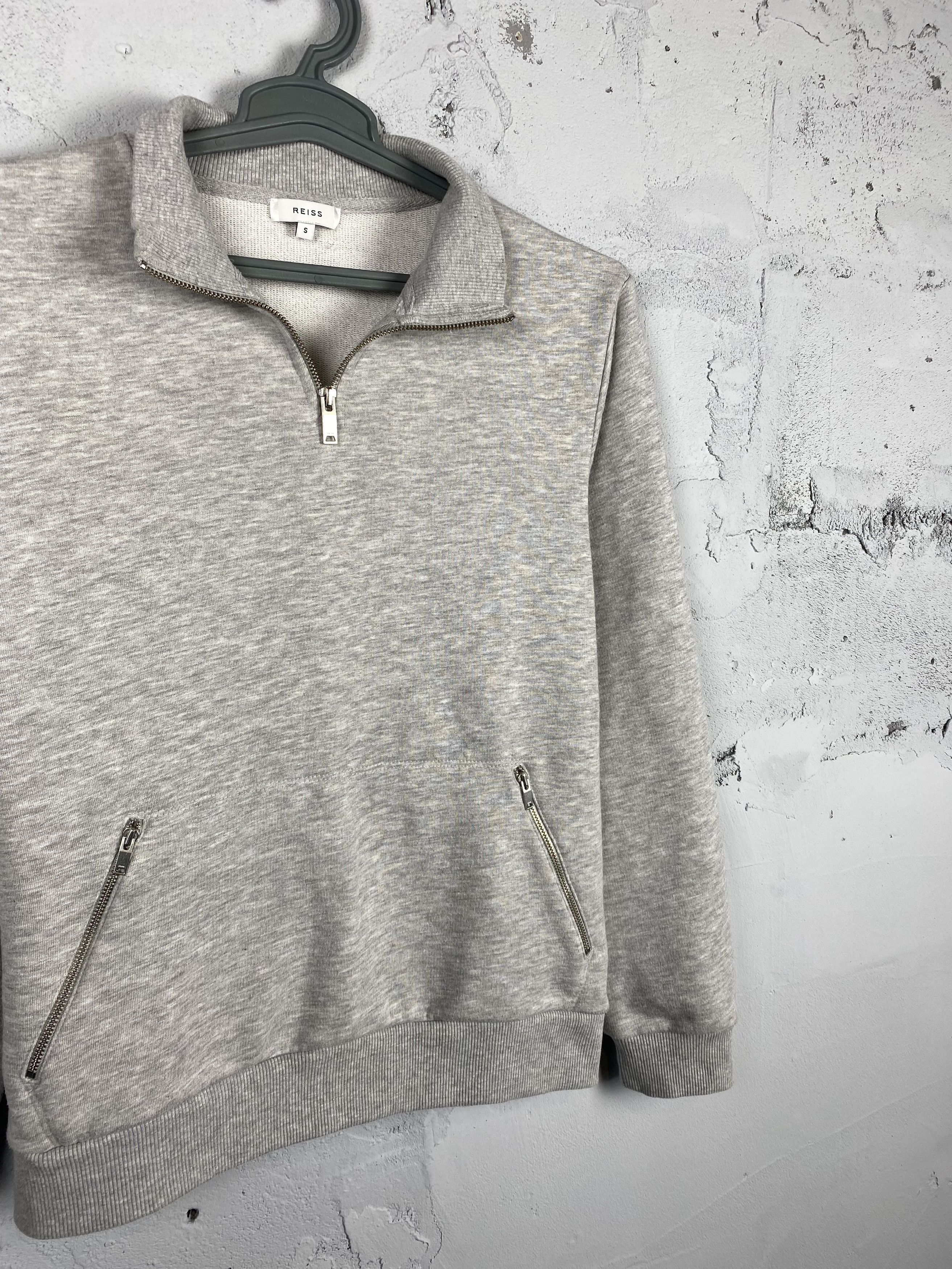Designer × Reiss Luxury Reiss Old Money 1/3 zip Grey Sweatshirt Size US S / EU 44-46 / 1 - 3 Thumbnail