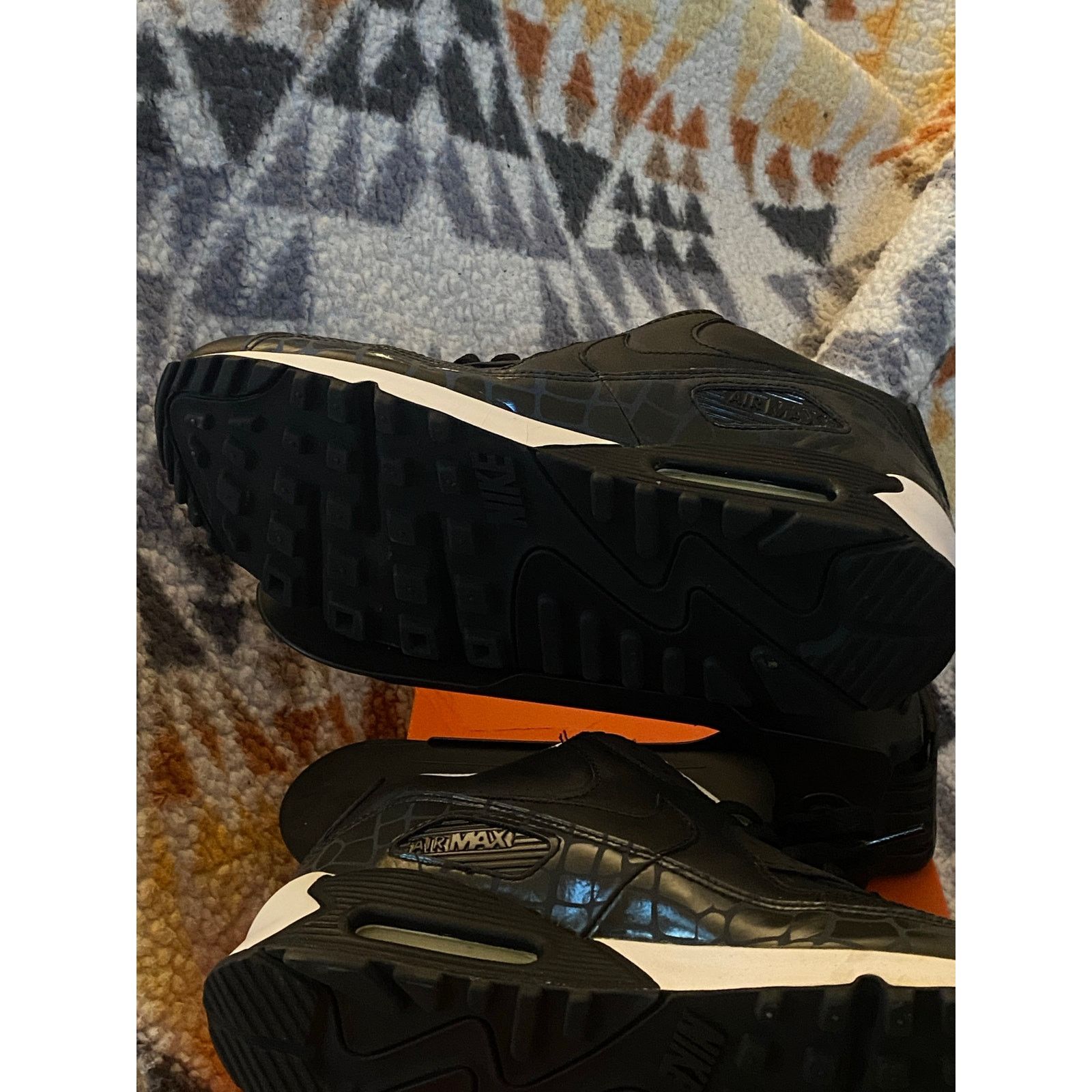 Nike Air Max 90 Leather 'Reflector Croc' m8.5 w10 Size US 8 / EU 41 - 6 Thumbnail