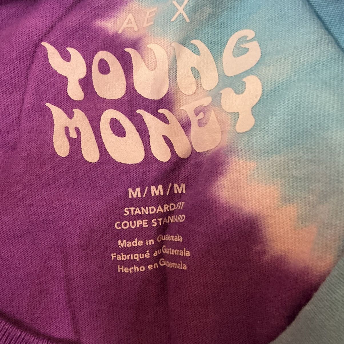 American Eagle Outfitters American Eagle Outfitters Men Small Tie Dye Tee Young Money Size US M / EU 48-50 / 2 - 3 Thumbnail