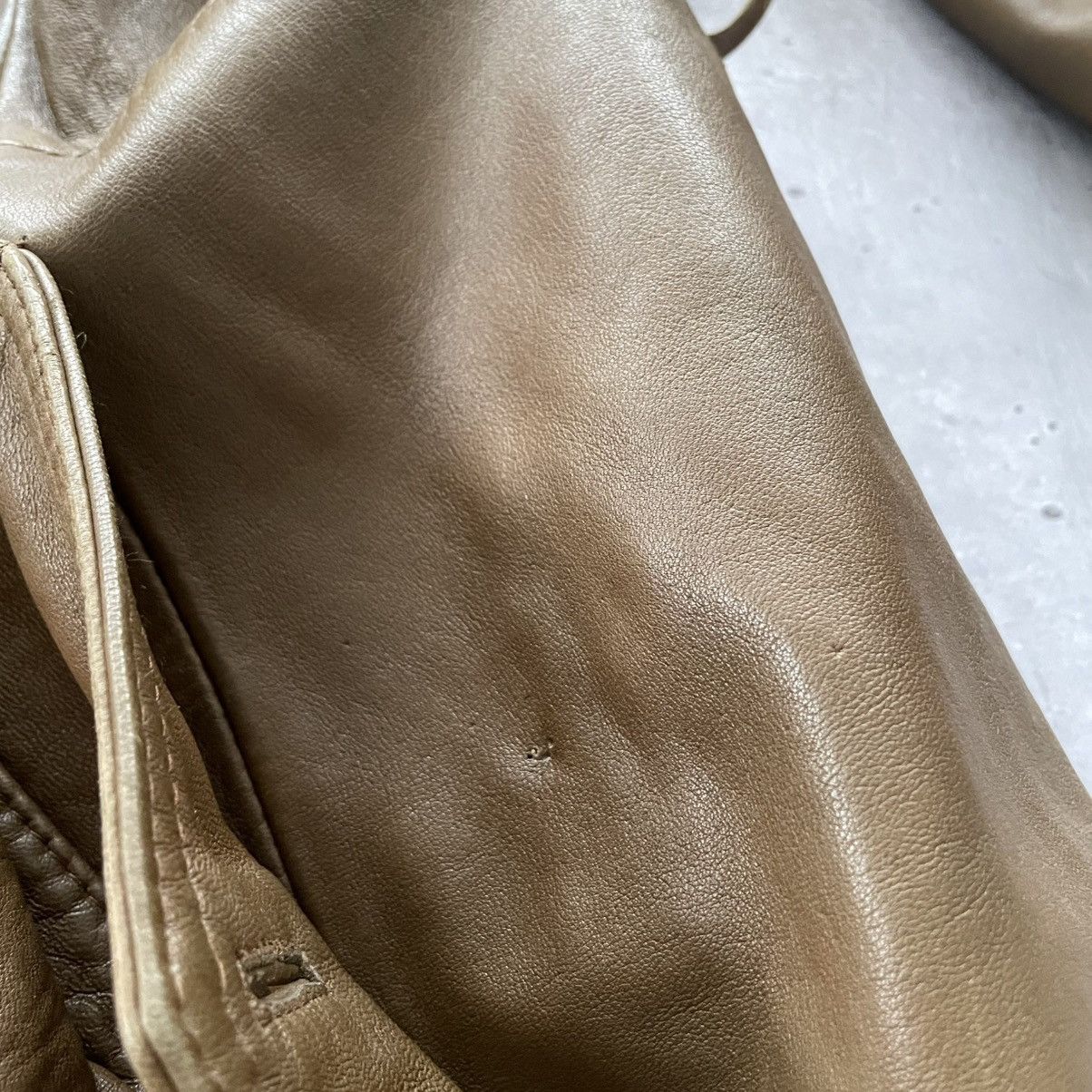 Japanese Brand × Vintage Vintage Avantgarde Leather Trench Coat Military y2k Size US M / EU 48-50 / 2 - 8 Thumbnail