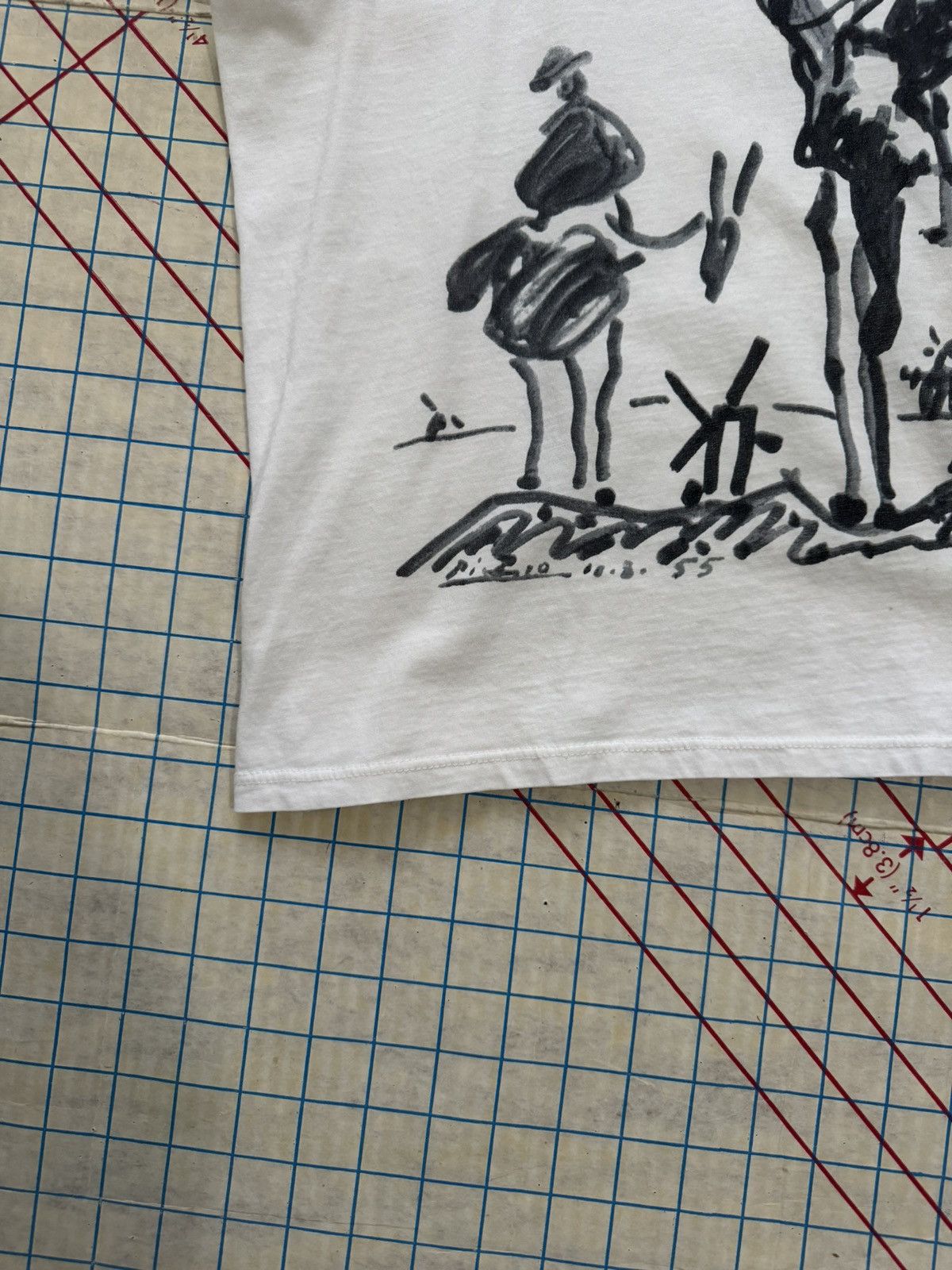 Other Pablo Picasso Don Quijote Art Graphic Tee Size US L / EU 52-54 / 3 - 5 Thumbnail