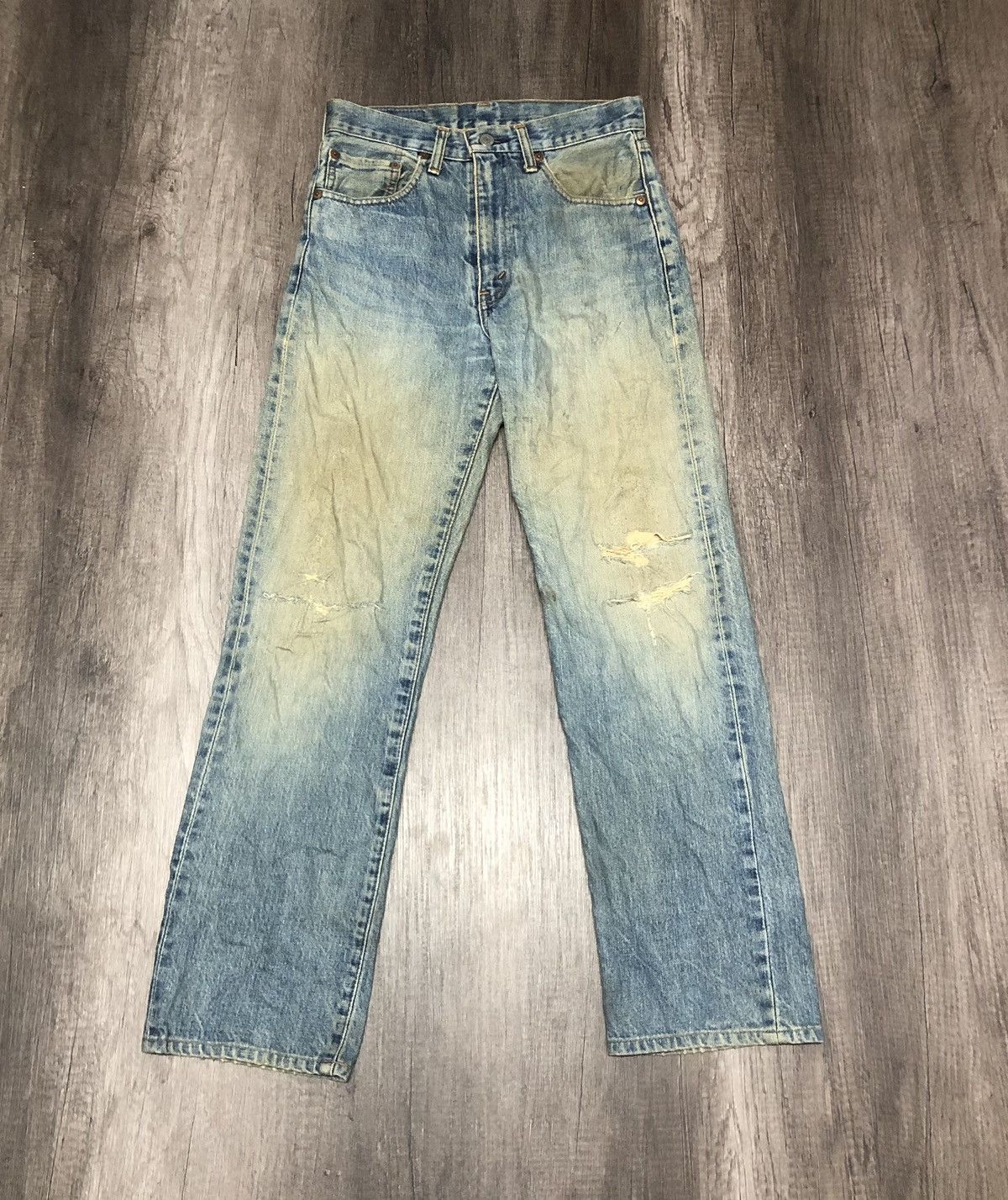Levi's × Vintage Vintage Levi's Big E 502 Selvedge Jeans Size US 28 / EU 44 - 6 Thumbnail