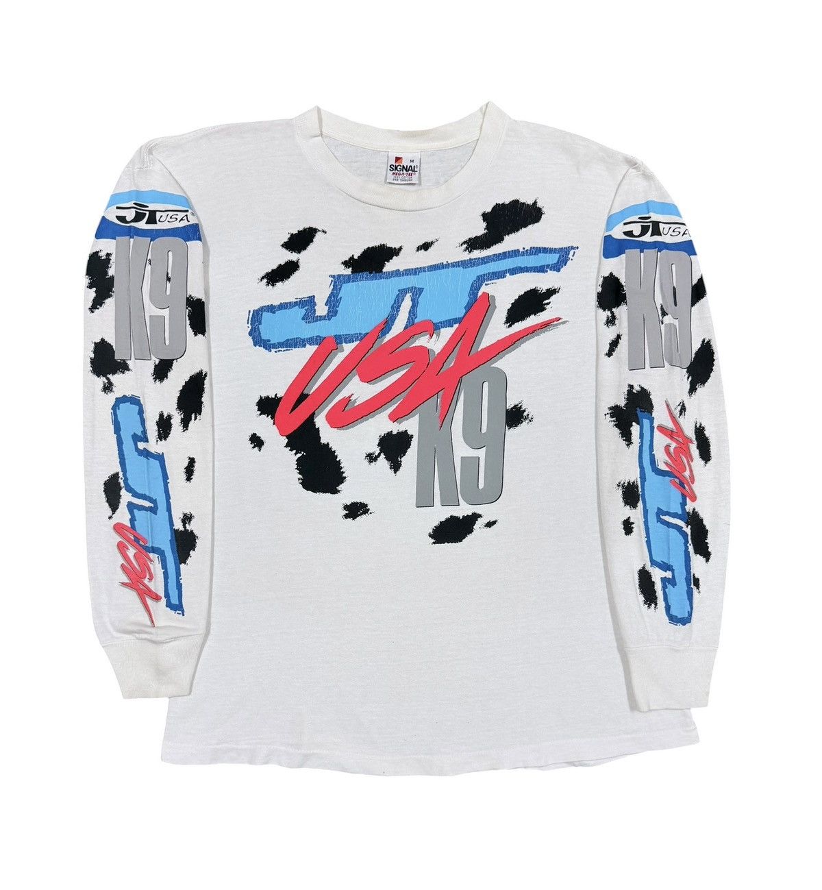 Sports Specialties Vtg🔥90’s JT Racing Usa K9 Printed Longsleeve Shirt Size US M / EU 48-50 / 2 - 2 Thumbnail