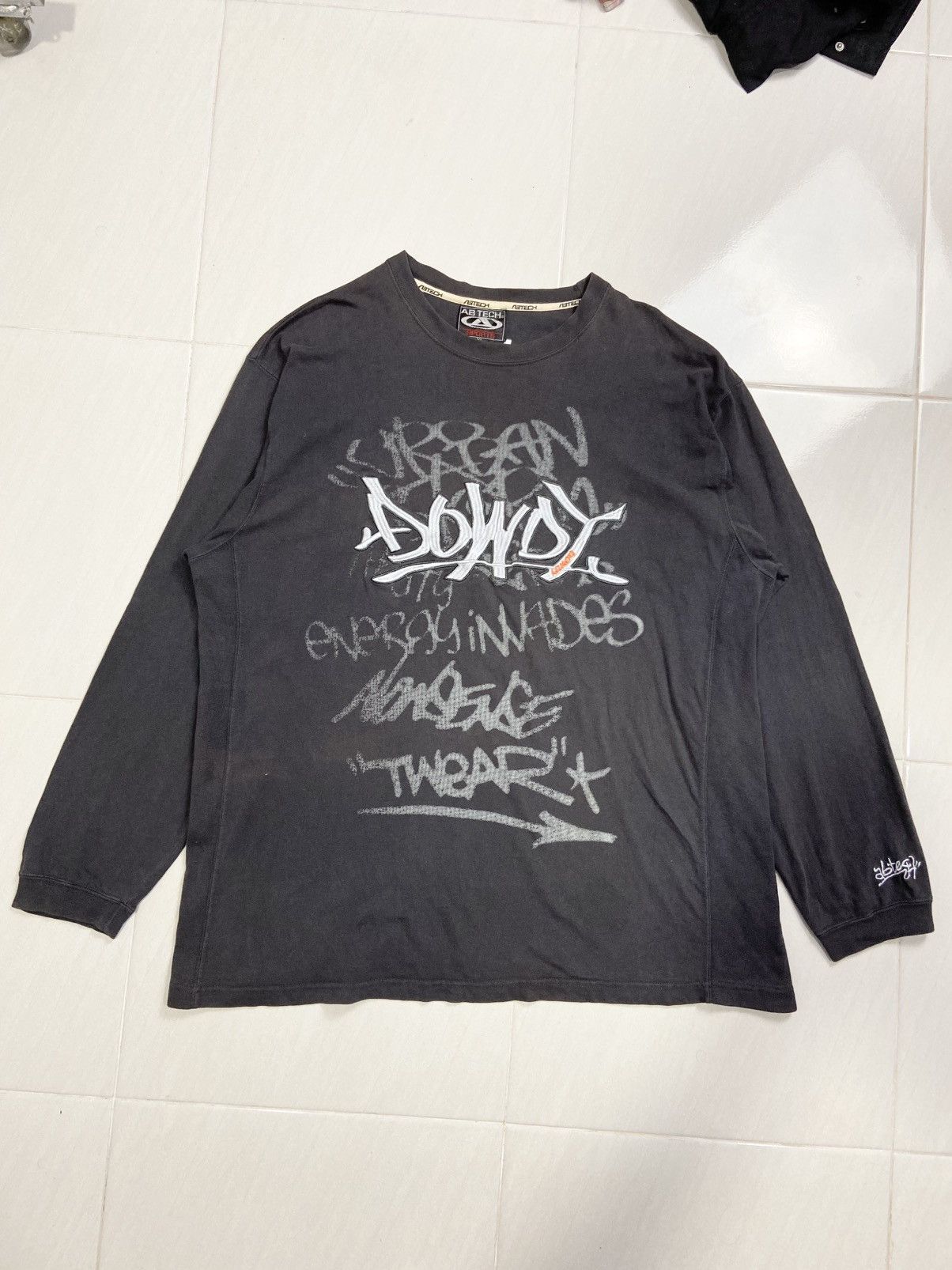 Japanese Brand AB TECH Big logo pullover sweatshirt Size US XL / EU 56 / 4 - 2 Thumbnail