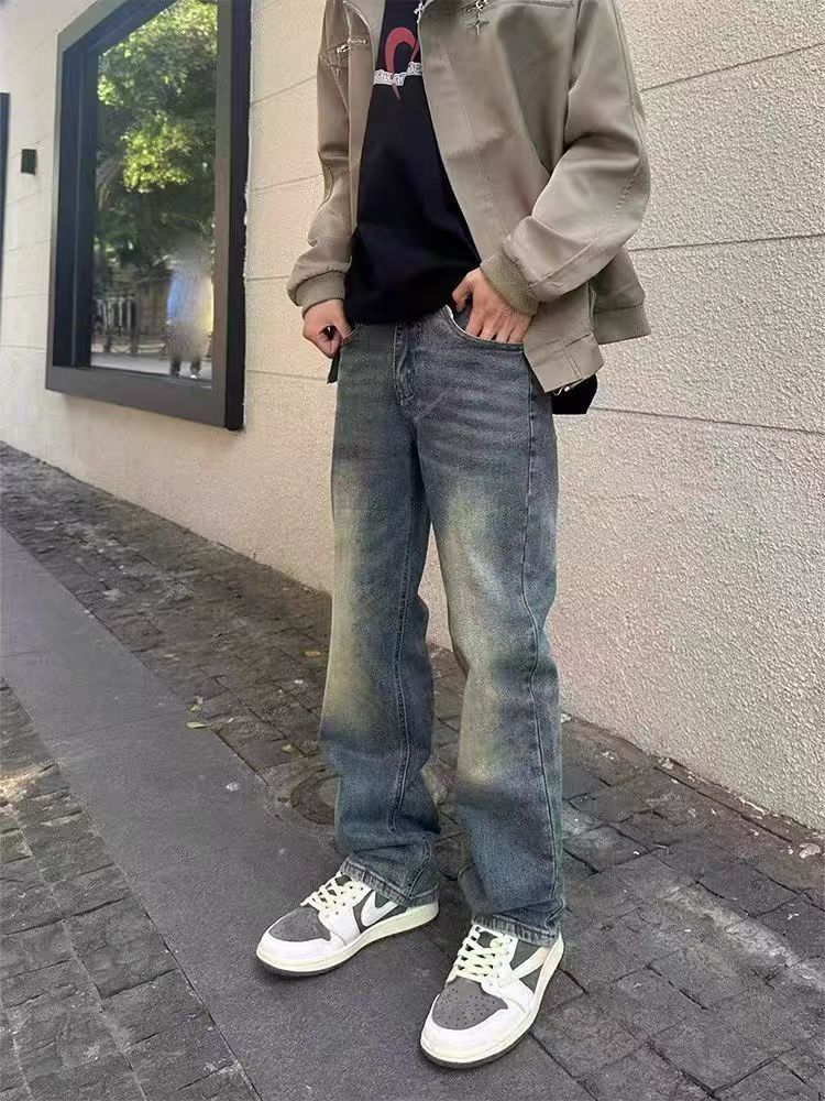 Japanese Brand × Jean Vintage Mud Dye Straight Leg Loose High Street Jeans Size US 34 / EU 50 - 3 Thumbnail
