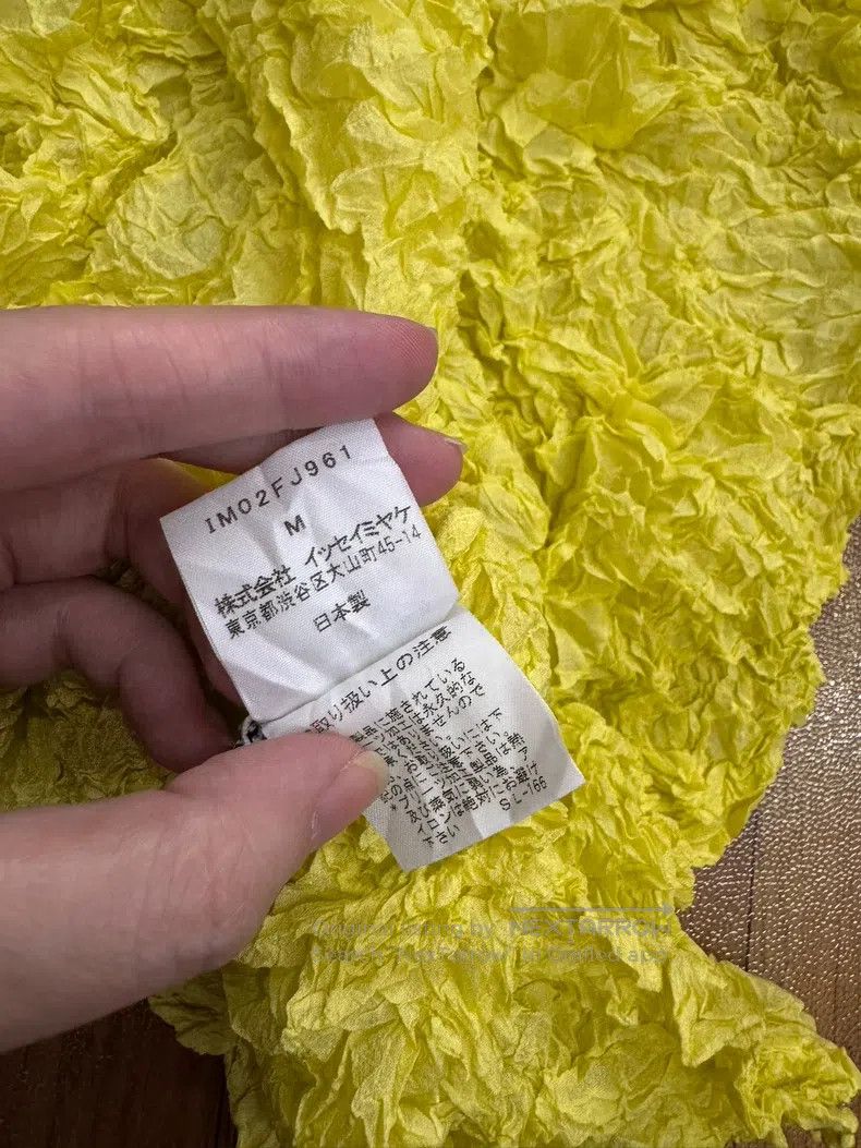 Issey Miyake Issey Miyake Light Yellow Top Size M / US 6-8 / IT 42-44 - 5 Thumbnail