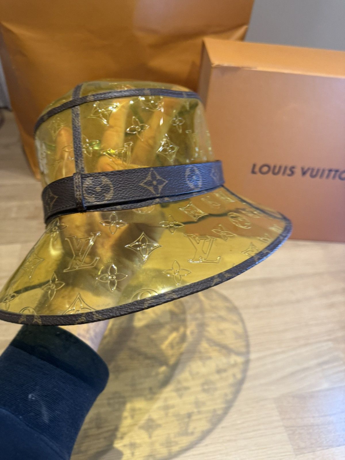 Louis Vuitton Louis Vuitton Bucket Hat Yellow Monogram (Rare Runway Piece) Size ONE SIZE - 12 Thumbnail