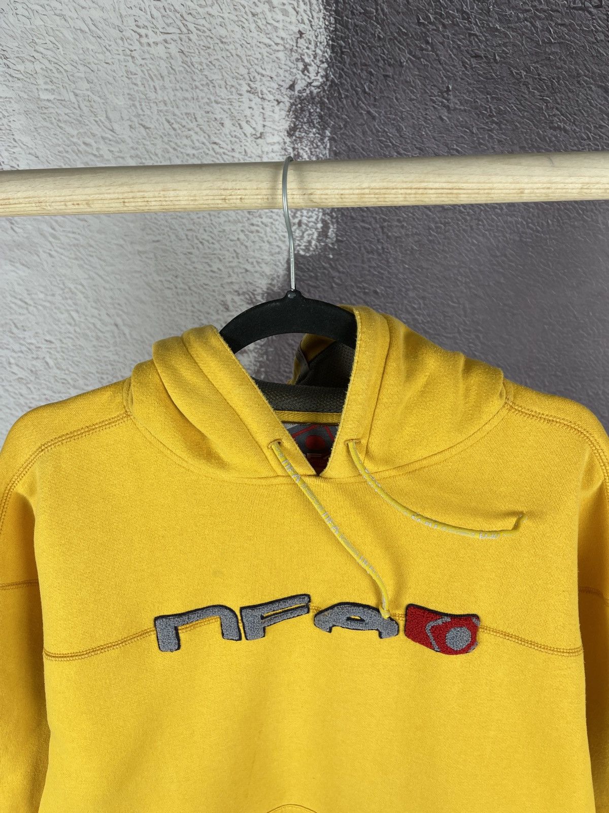 Hook-Ups × Vintage NFA Skateboarding vintage box logo orange hoodie rare Size US XL / EU 56 / 4 - 9 Thumbnail