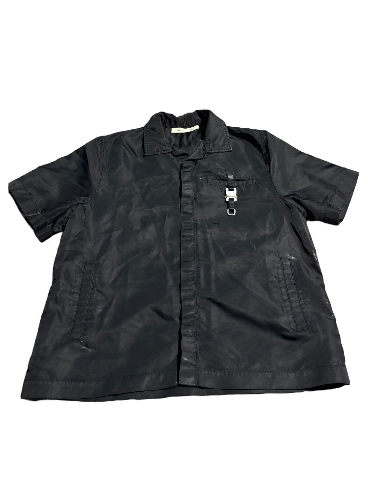 1017 ALYX 9SM Alyx Button Buckle Shirt Matthew Williams Black Windbreaker Size US M / EU 48-50 / 2 - 1 Thumbnail