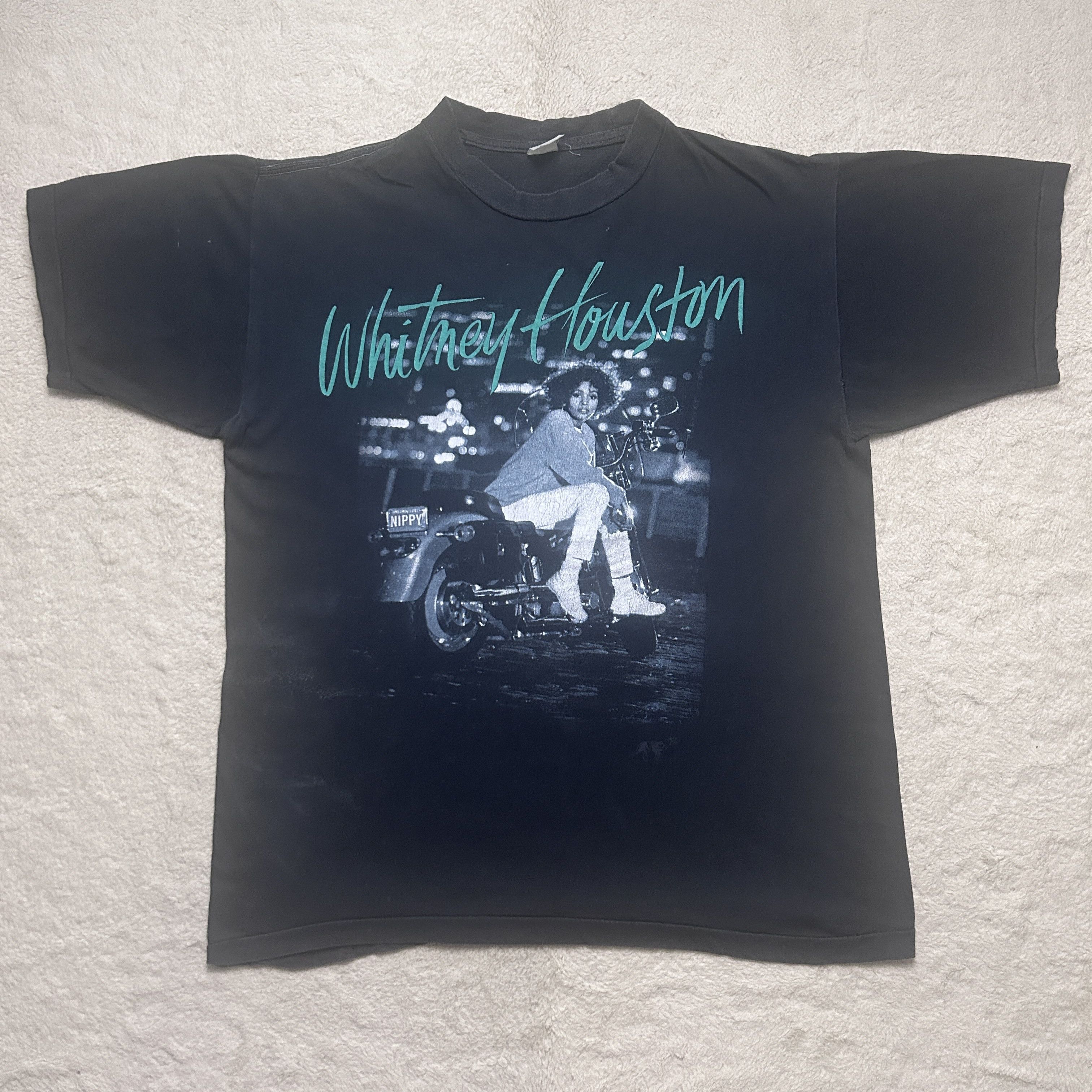 Band Tees Vintage Whitney Houston 1990 Band T-shirt Size US L / EU 52-54 / 3 - 1 Thumbnail