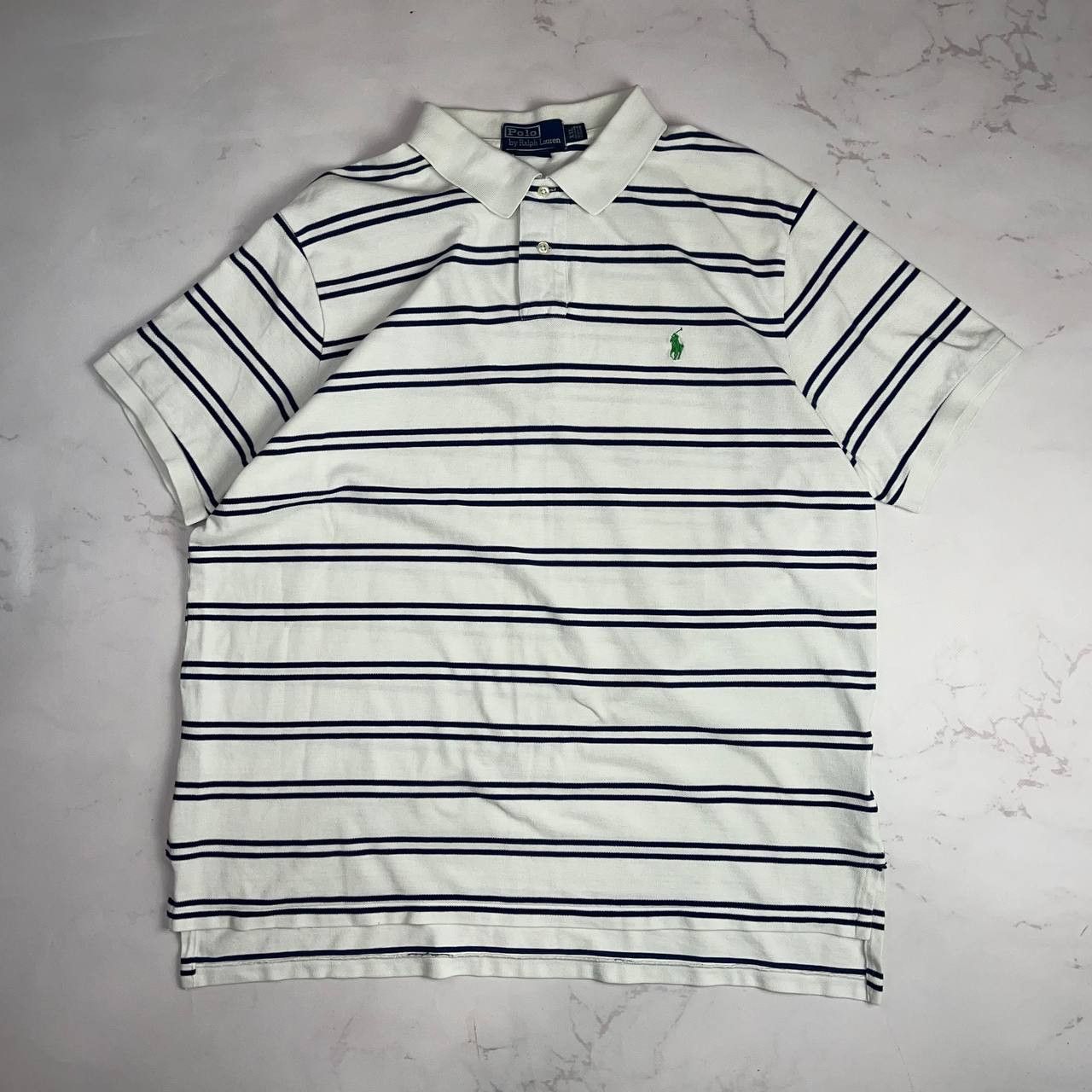 Polo Ralph Lauren Crazy Vintage Y2K/2000s Striped Polo Ralph Lauren t-Shirt Size US XXL / EU 58 / 5 - 1 Thumbnail