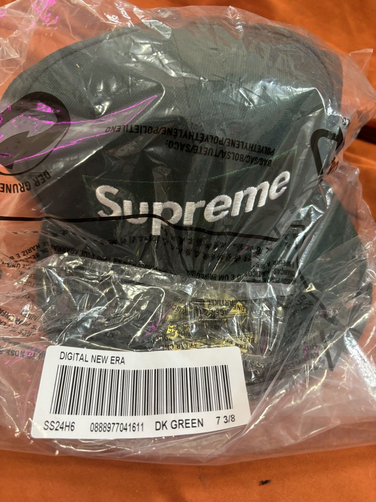 image of Supreme Fitted 7 3/8 in Green, Men's