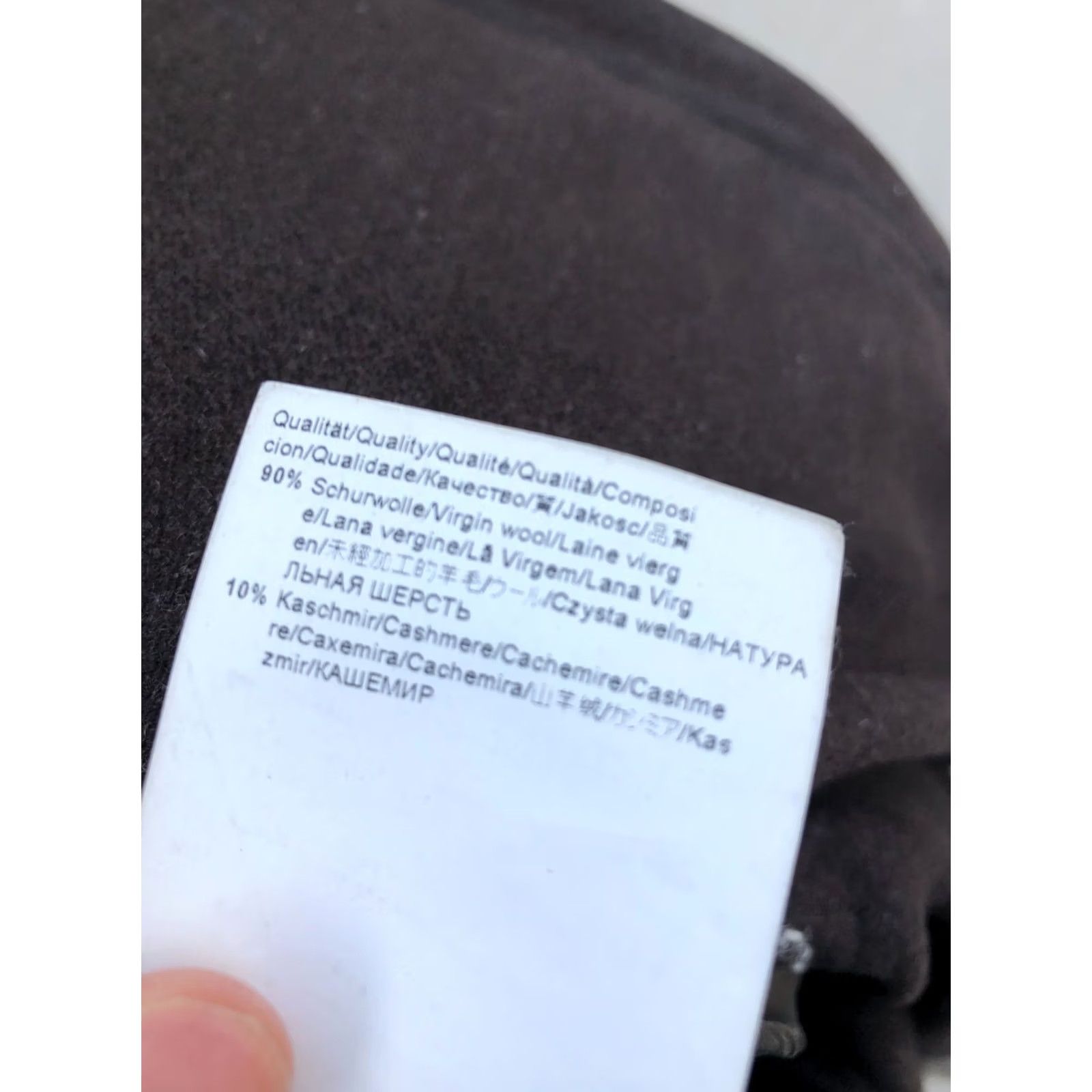 Hugo Boss HUGO BOSS Overcoat Jacket Men 44R Wool Cashmere Brown Button Winter Heavy Coat Size US S / EU 44-46 / 1 - 7 Thumbnail