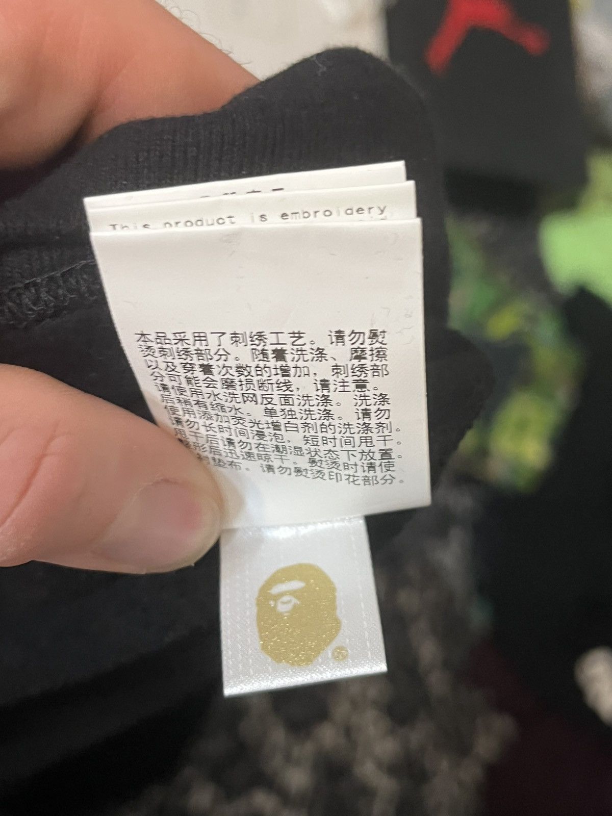 Bape × Neighborhood Bape x Neighborhood Pullover Hoodie Size US L / EU 52-54 / 3 - 13 Thumbnail