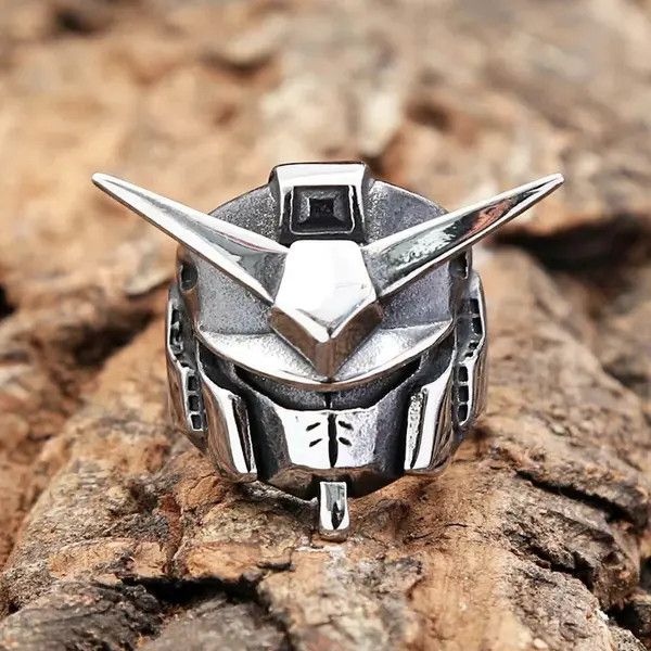 Other Mechine Robot Head Ring Size ONE SIZE - 3 Thumbnail