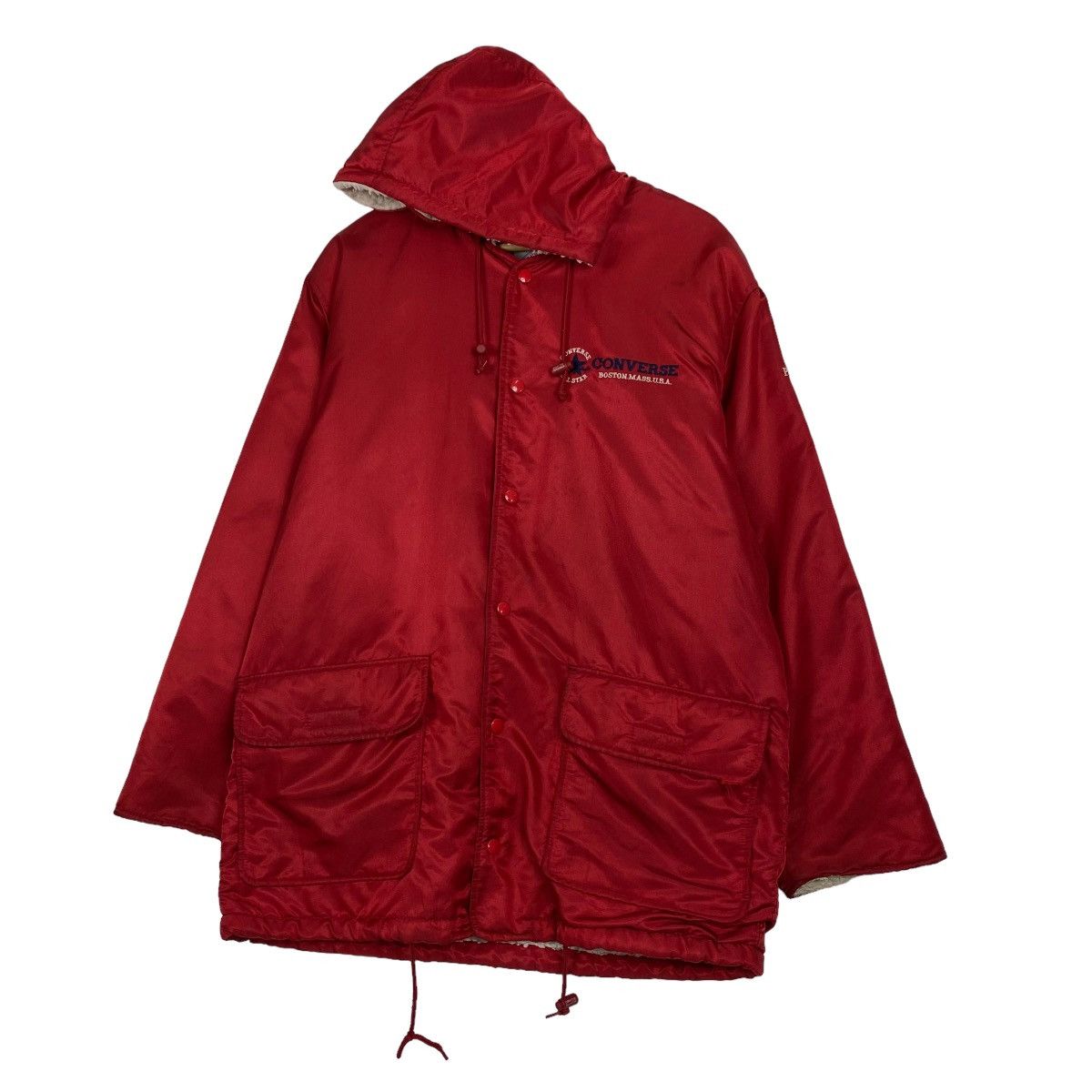 Converse Vintage 90s Converse Big Back Logo Coach Jacket Size US XL / EU 56 / 4 - 5 Thumbnail