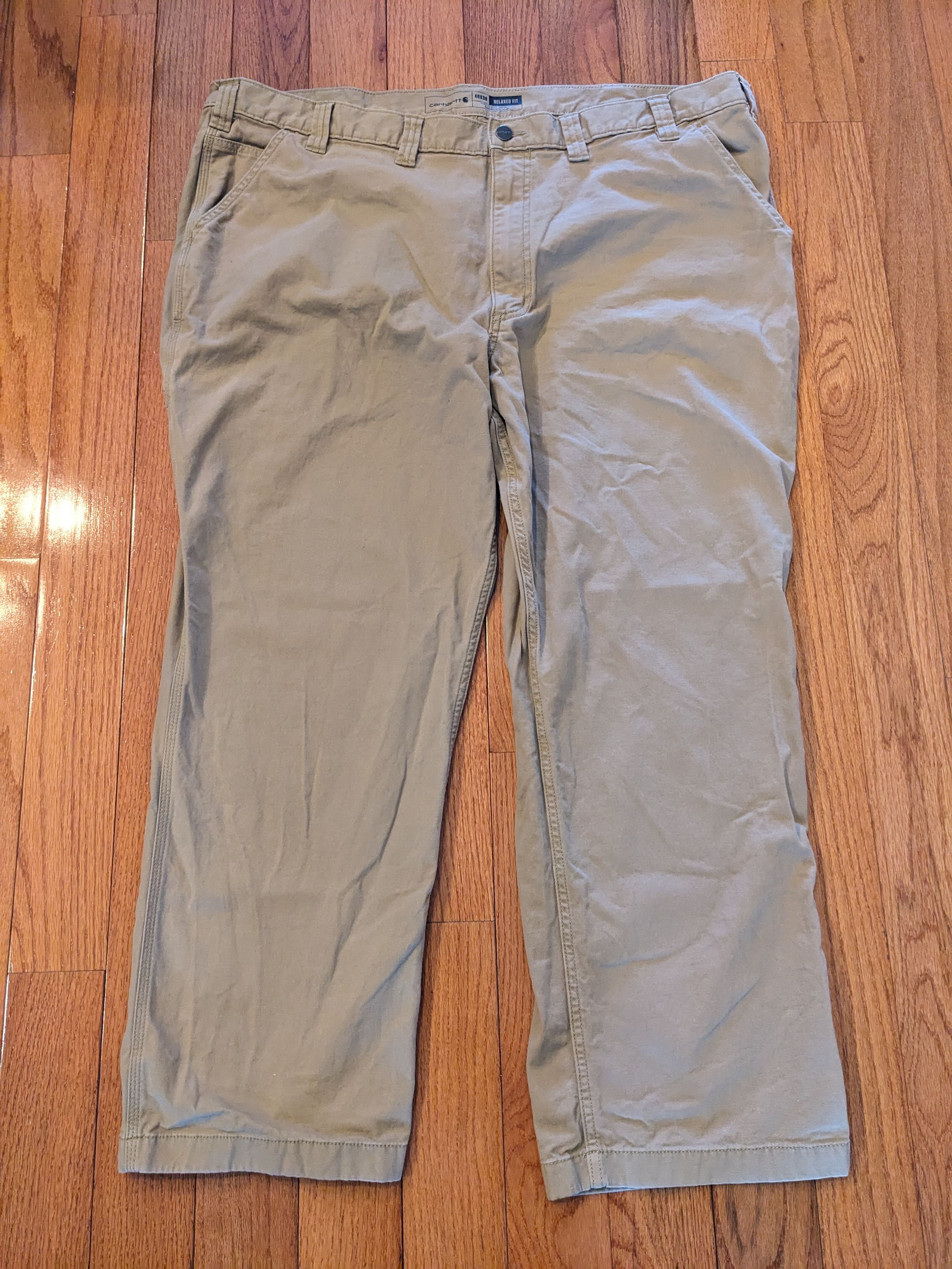 Carhartt × Designer Carhartt 46 x 30 Tan Brown Relaxed Fit Pants Size US 44 / EU 60 - 3 Thumbnail