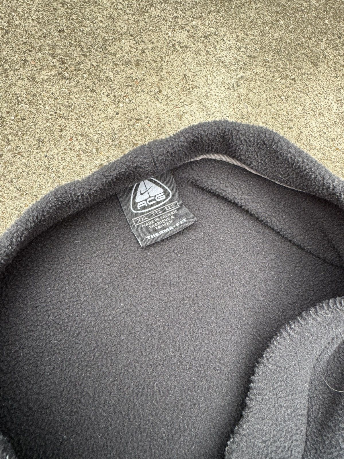 Nike ACG × Vintage Vtg 90’s Nike ACG Thermal Fleece Black Long Sleeve Shirt XXL Size US XXL / EU 58 / 5 - 7 Thumbnail