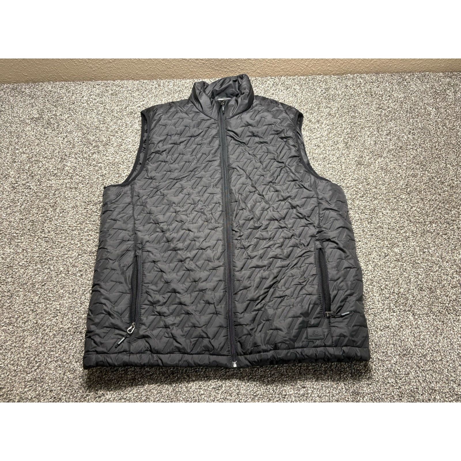 New Balance VINTAGE? (No) New Balance Puffer Vest Mens L Jacket Black Zip Up Ribbed Shirt? Size US L / EU 52-54 / 3 - 2 Thumbnail