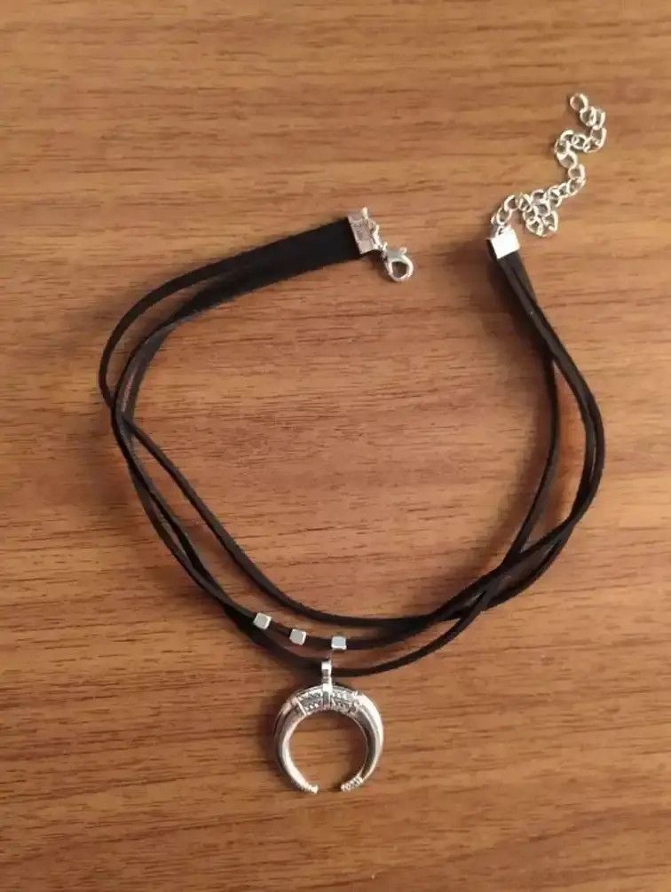 Jewelry Punk Moon Necklace Size ONE SIZE - 1 Thumbnail