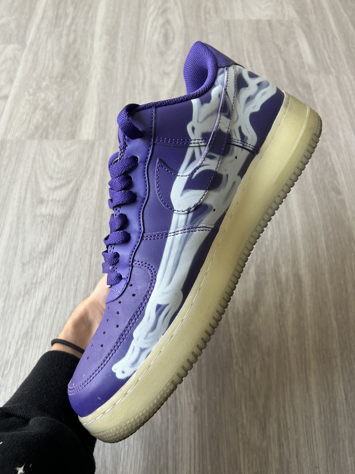 Nike Nike Air Force 1 Low 07’ Purple Skeleton Size 11 Size US 11 / EU 44 - 9 Thumbnail