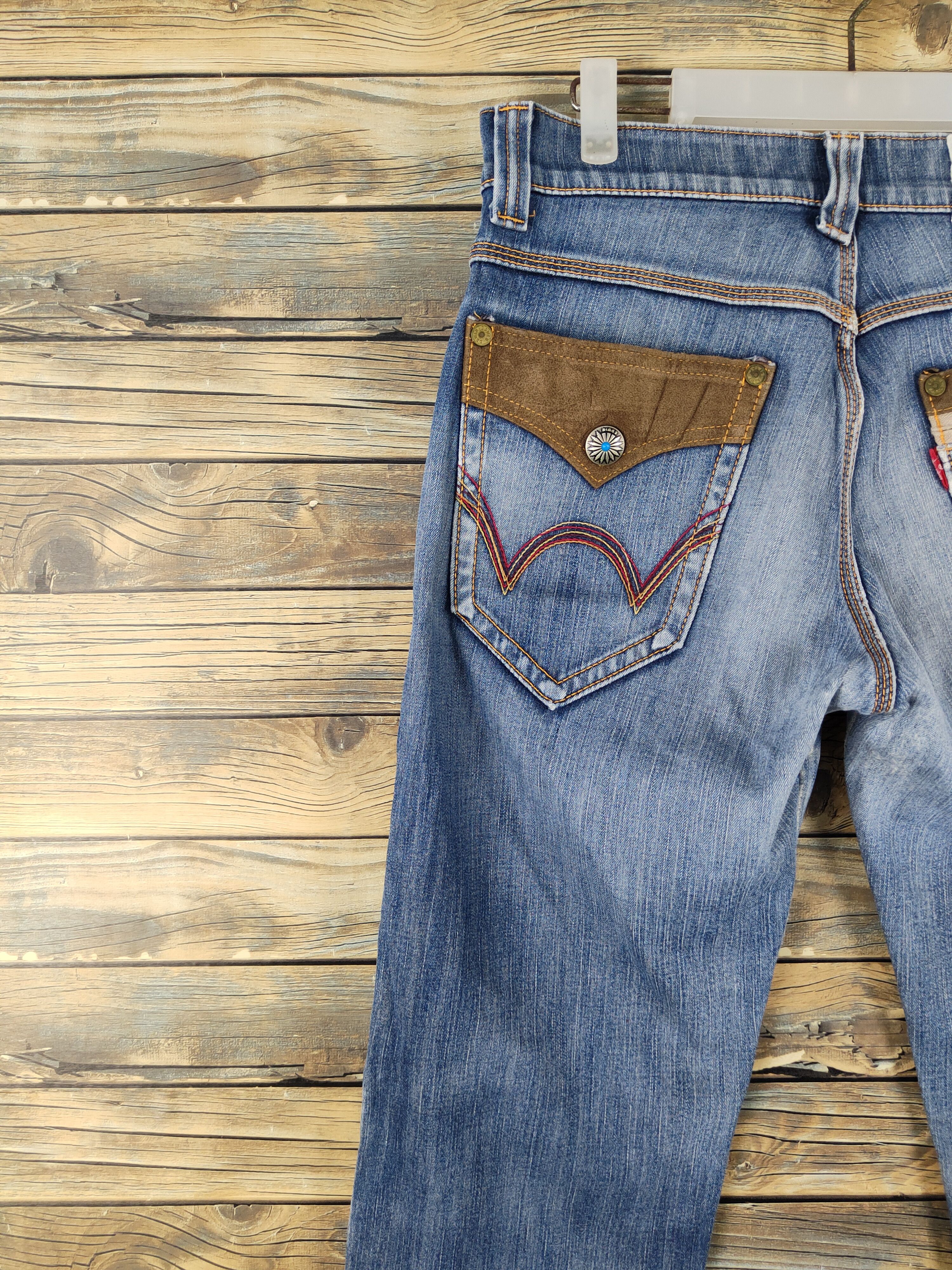 Edwin Edwin Blue Distressed Ripped denim Jeans #1695 Size US 32 / EU 48 - 11 Thumbnail