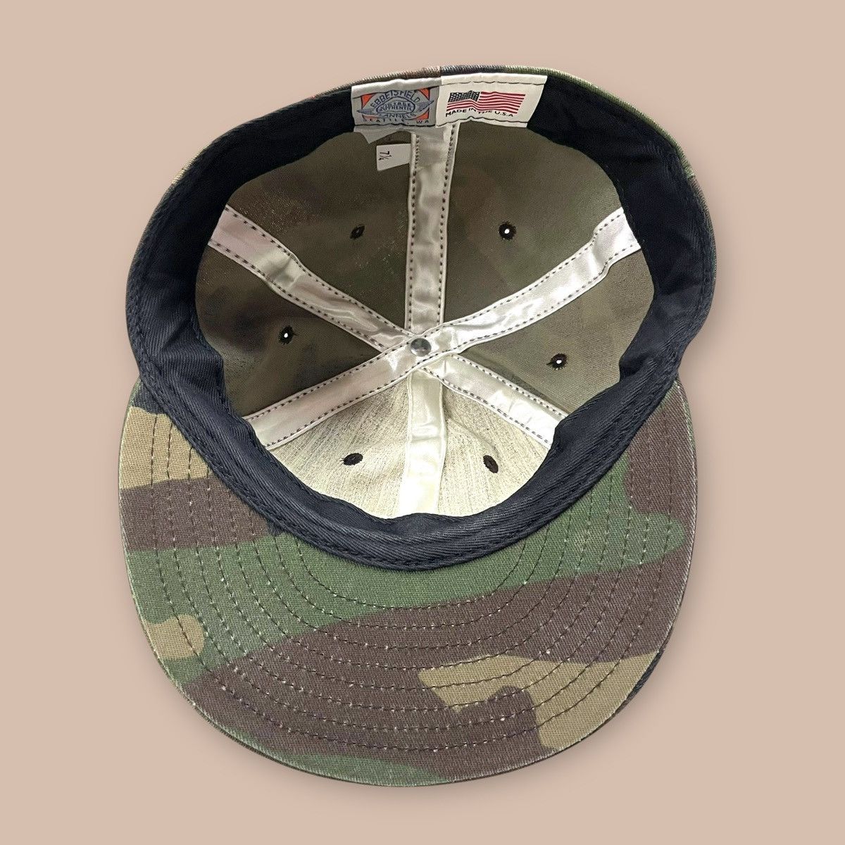 Ebbets Field Flannels Ebbets Field Flannels "B" Camo Fitted Cap Size ONE SIZE - 11 Thumbnail