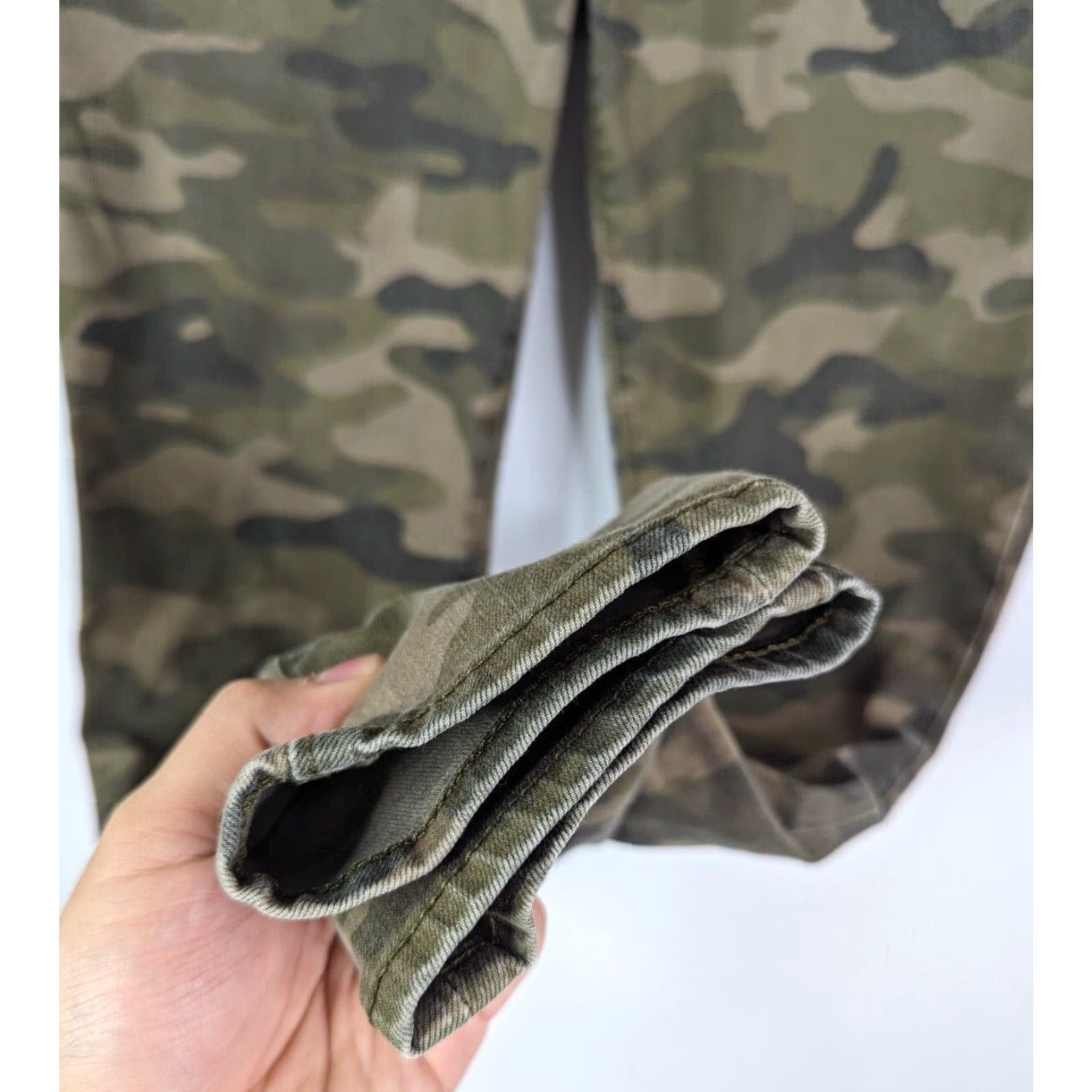 Gap VINTAGE Gap Denim Green Camo Legging Ankle Skinny 5 Pocket Stretch Pants Women's Size 30 Size 30" / US 8 / IT 44 - 3 Thumbnail