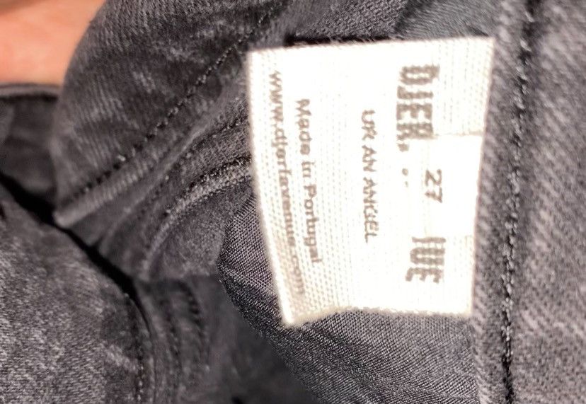 Other Tall Djerf avenue straight jeans black size 27 Size 27" / US 4 / IT 40 - 2 Thumbnail
